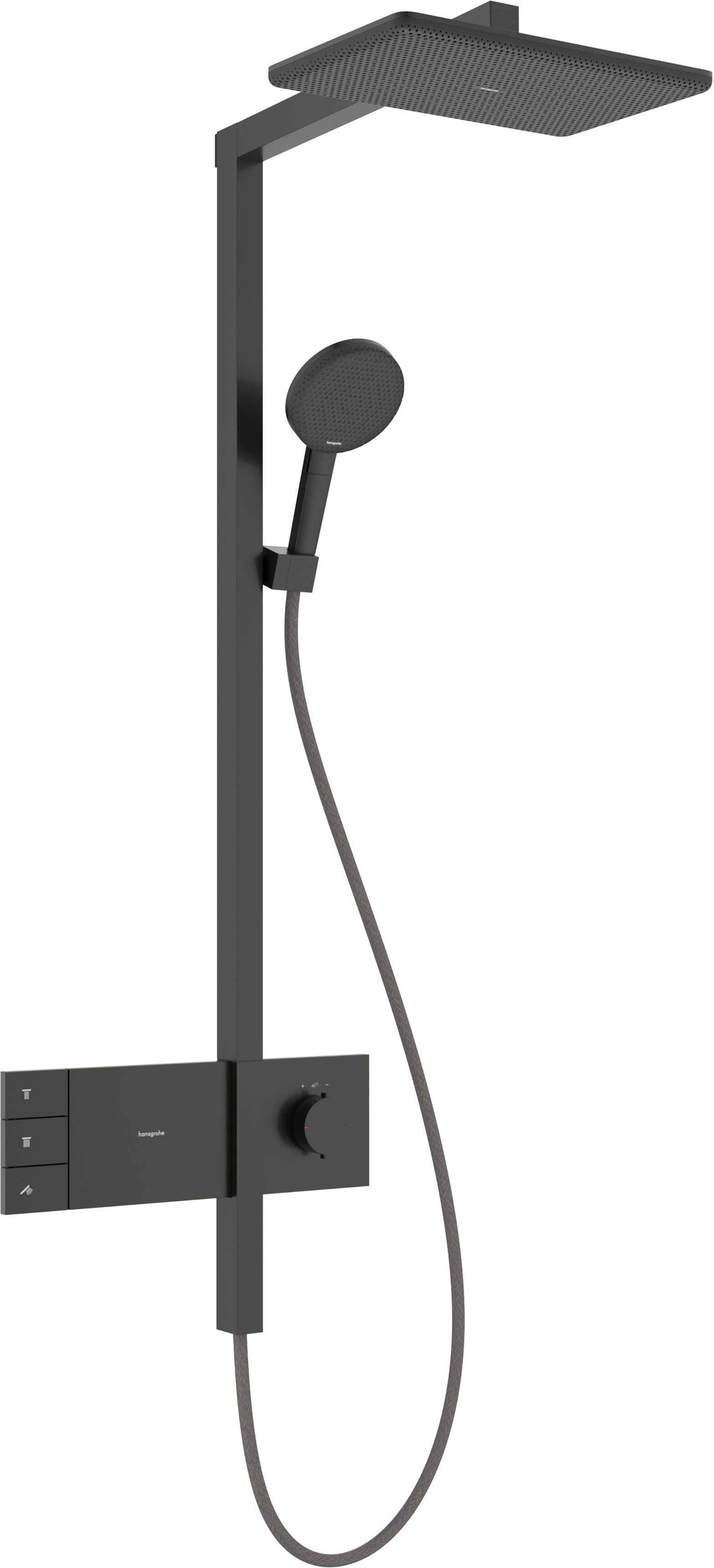 Hansgrohe Raindance Alive Q set de duș perete cu termostat cu duș de ploaie || 24591340