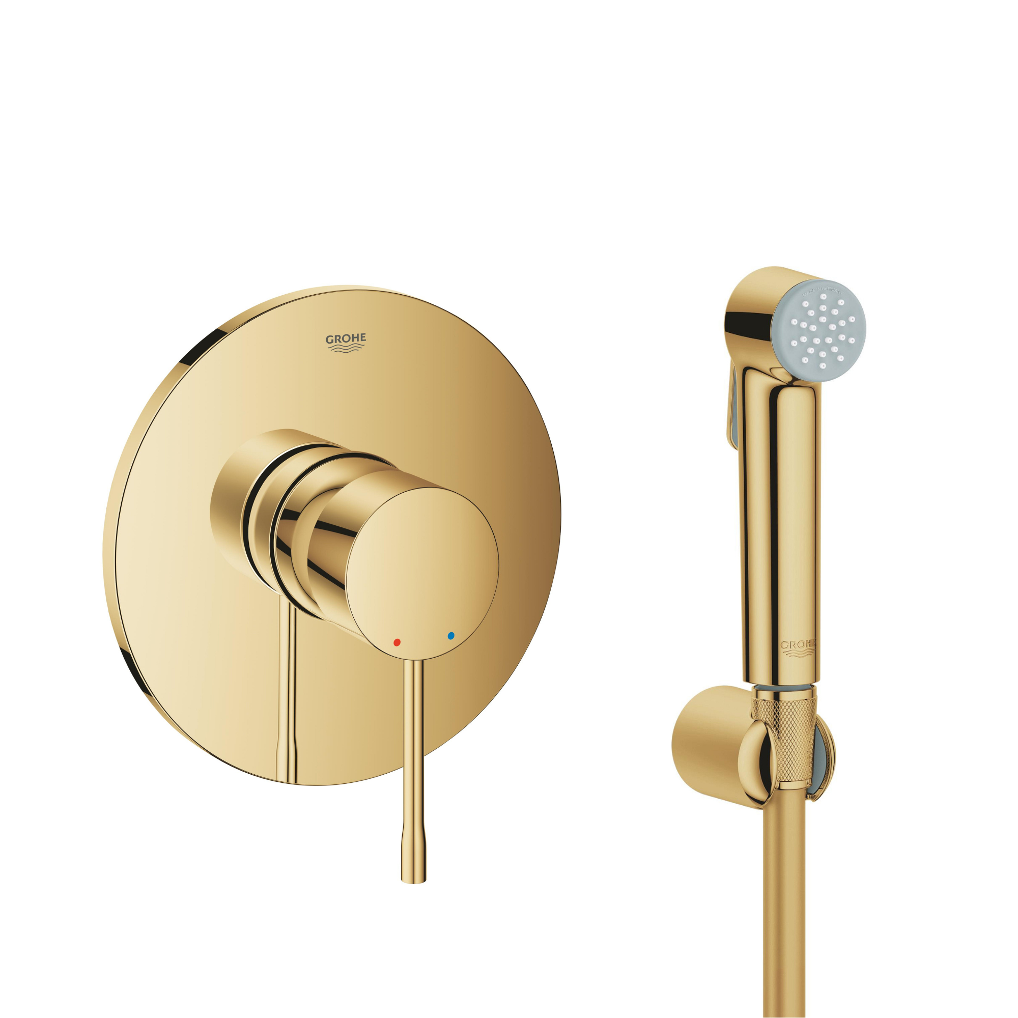 Set baterie de duș Grohe Essence 24057GL1, set baterie bideu Grohe Tempesta 27513GL1