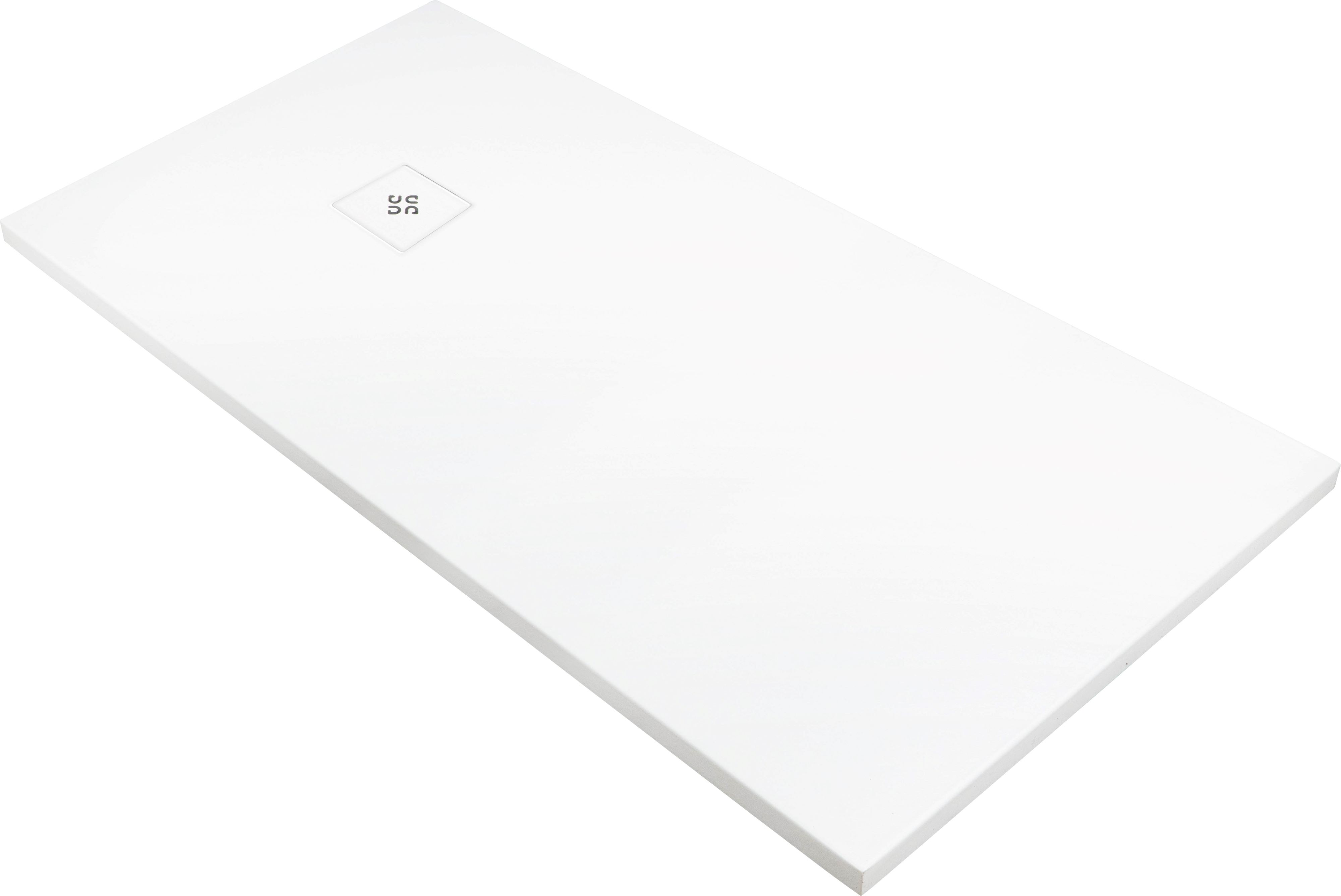 Deante Silia cădiță de duș dreptunghiulară + capac mascare 140x90 cm alb KSKA00914B