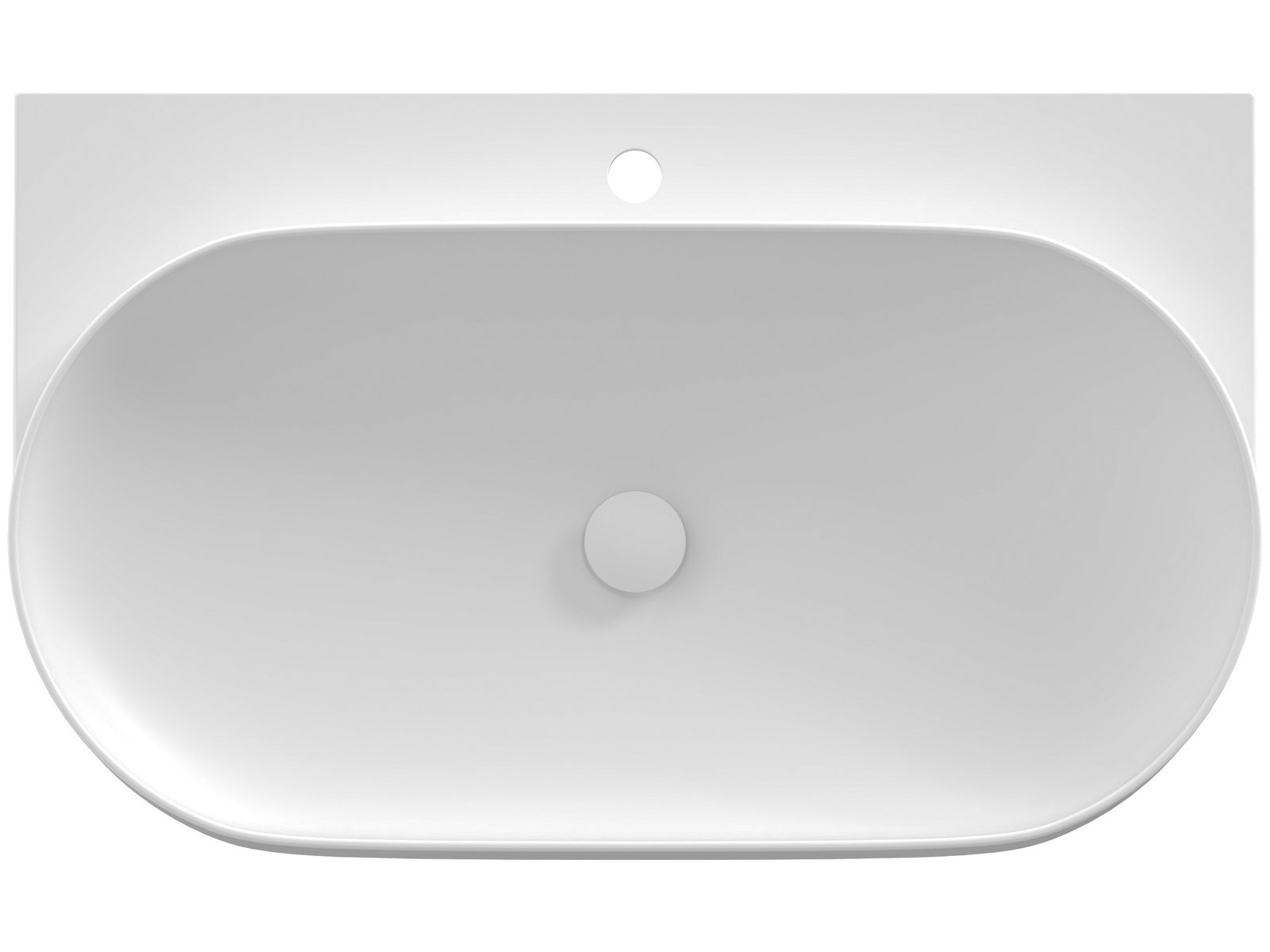 Ravak Yard lavoar 80.5x50 cm semicircular alb XJX0E280001