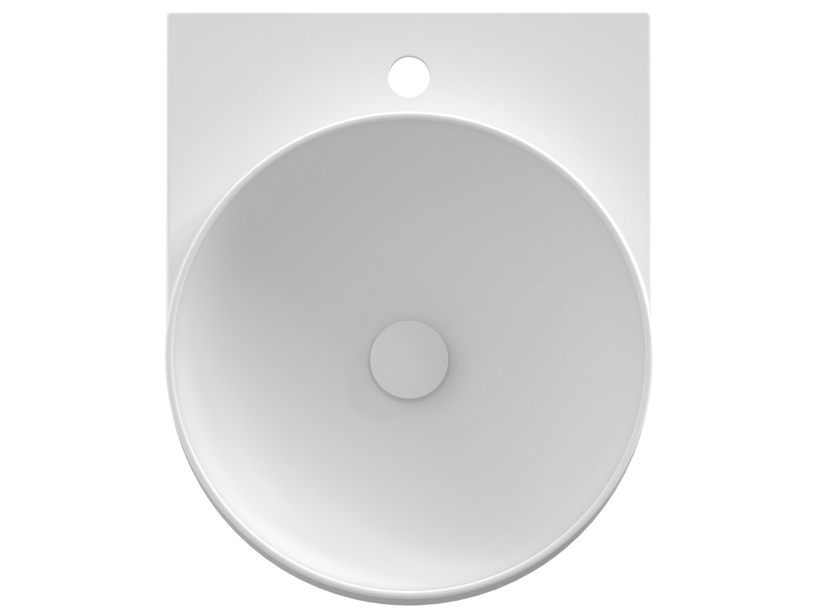 Ravak Yard lavoar 50x40.5 cm semicircular clasică-mobilier alb XJX0E240001