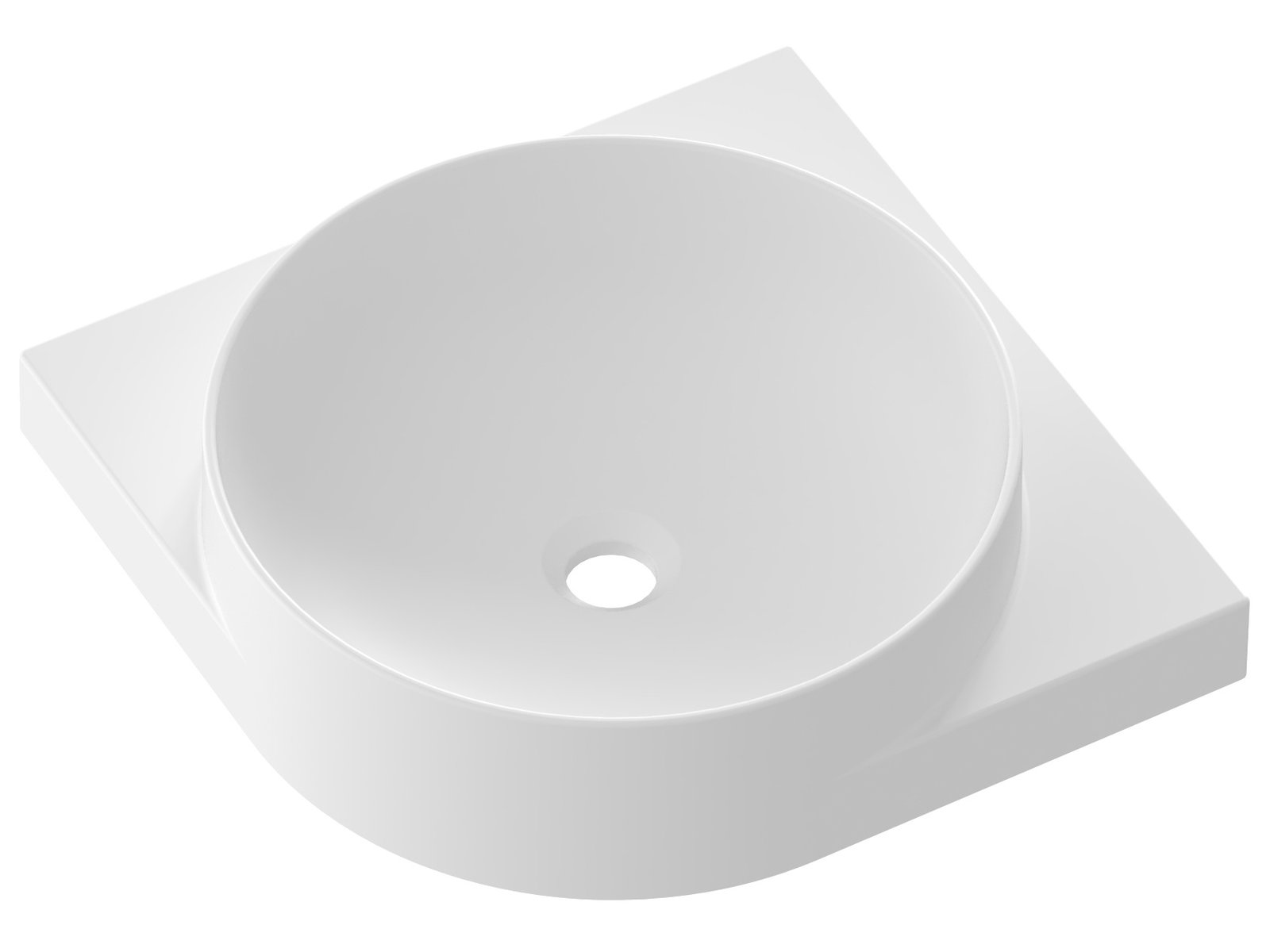 Ravak Yard lavoar 45x45 cm de colț clasică-mobilier alb XJX0E045000