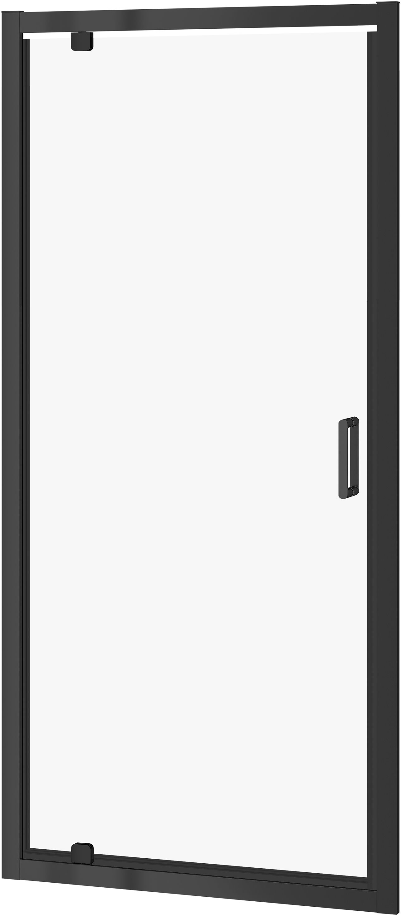 Cersanit Arteco uși de duș 90 cm înclinabilă negru mat/sticlă transparentă S913-012