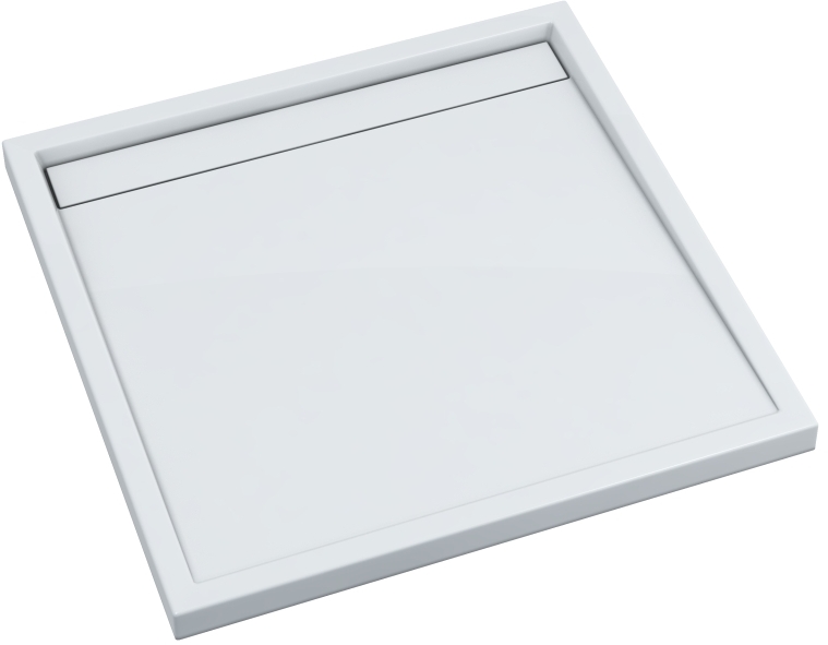 Schedline Estra cădiță de duș pătrată 90x90 cm alb 3SP.E3K-9090