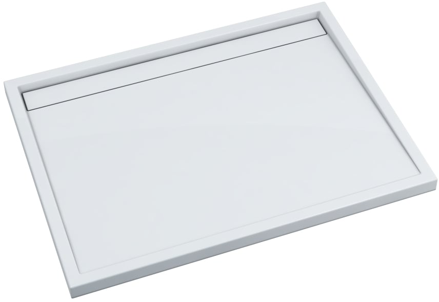 Schedline Estra cădiță de duș dreptunghiulară 100x80 cm alb 3SP.E3P-80100