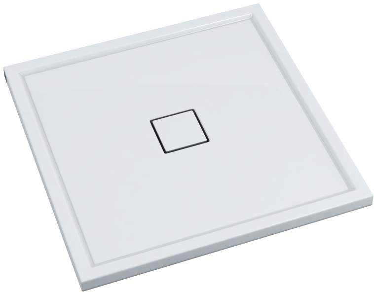 Schedline Erida cădiță de duș pătrată 90x90 cm alb 3SP.E4K-9090