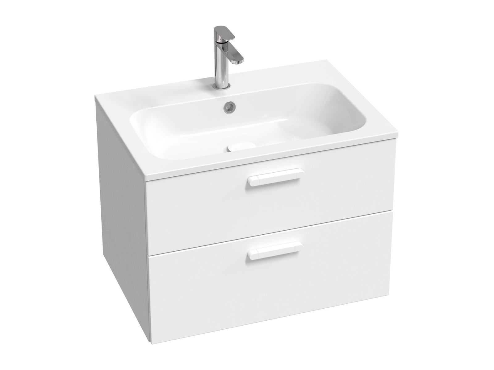 Ravak Chrome dulap 70x49x50 cm sub chiuveta pe perete alb X000001777