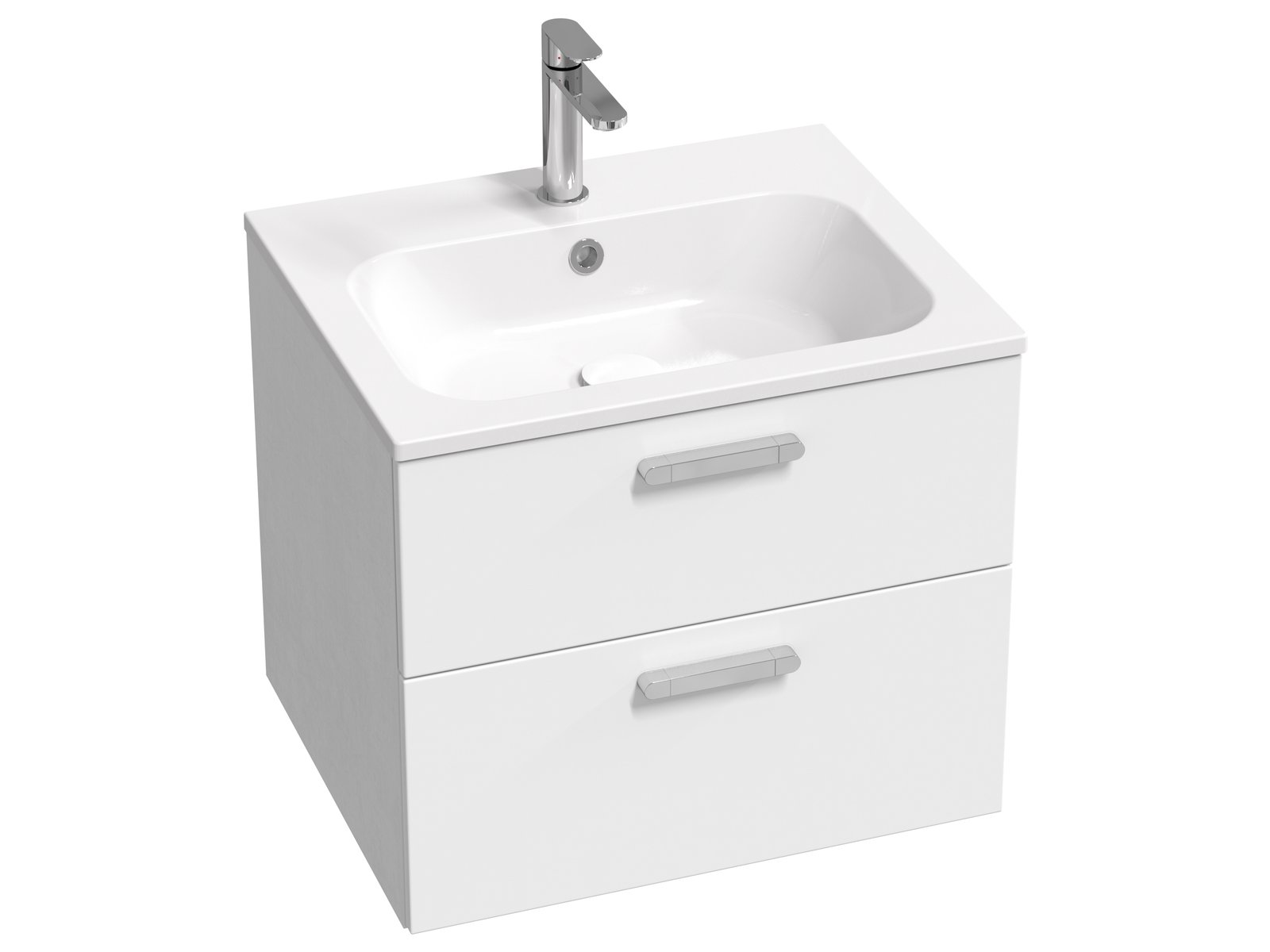 Ravak Chrome dulap 60x49x50 cm sub chiuveta pe perete alb X000001772