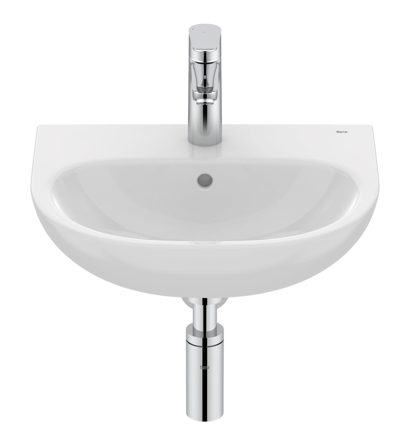 Roca Victoria lavoar 45x38 cm semicircular alb A325V04000