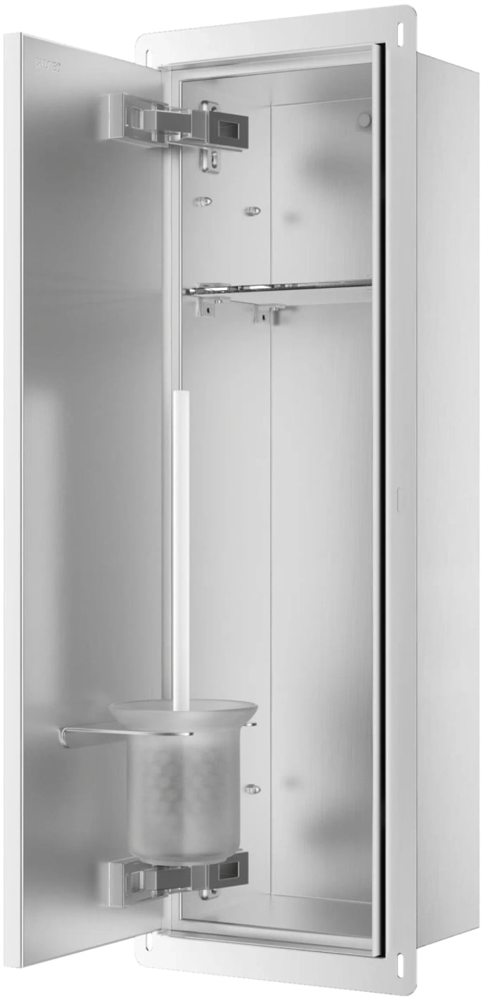 Balneo Wall-Box Brush compartiment perie wc oţel B0401060105-02