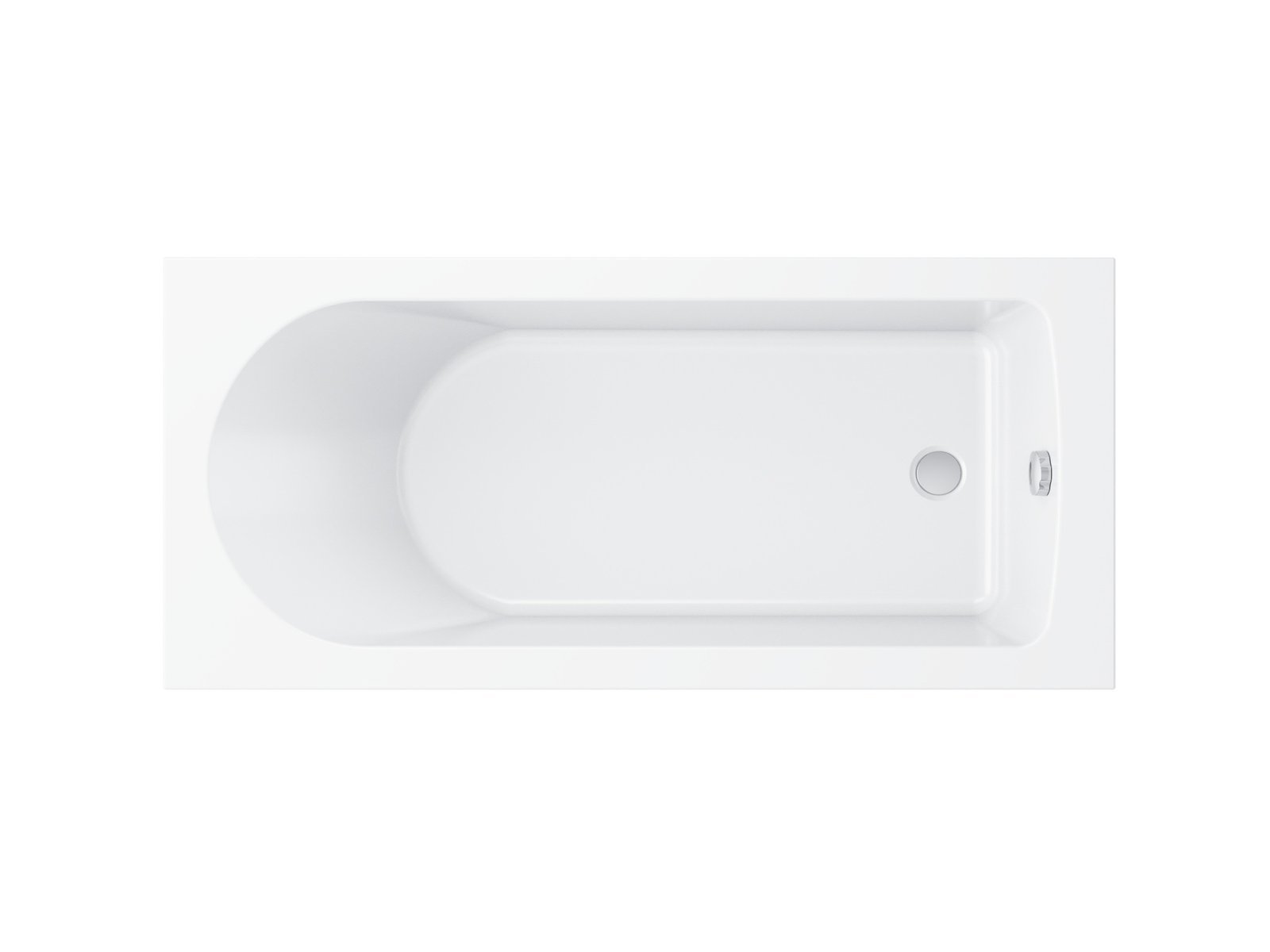 Ravak Flow cada dreptunghiulară 160x75 cm alb XC00100114