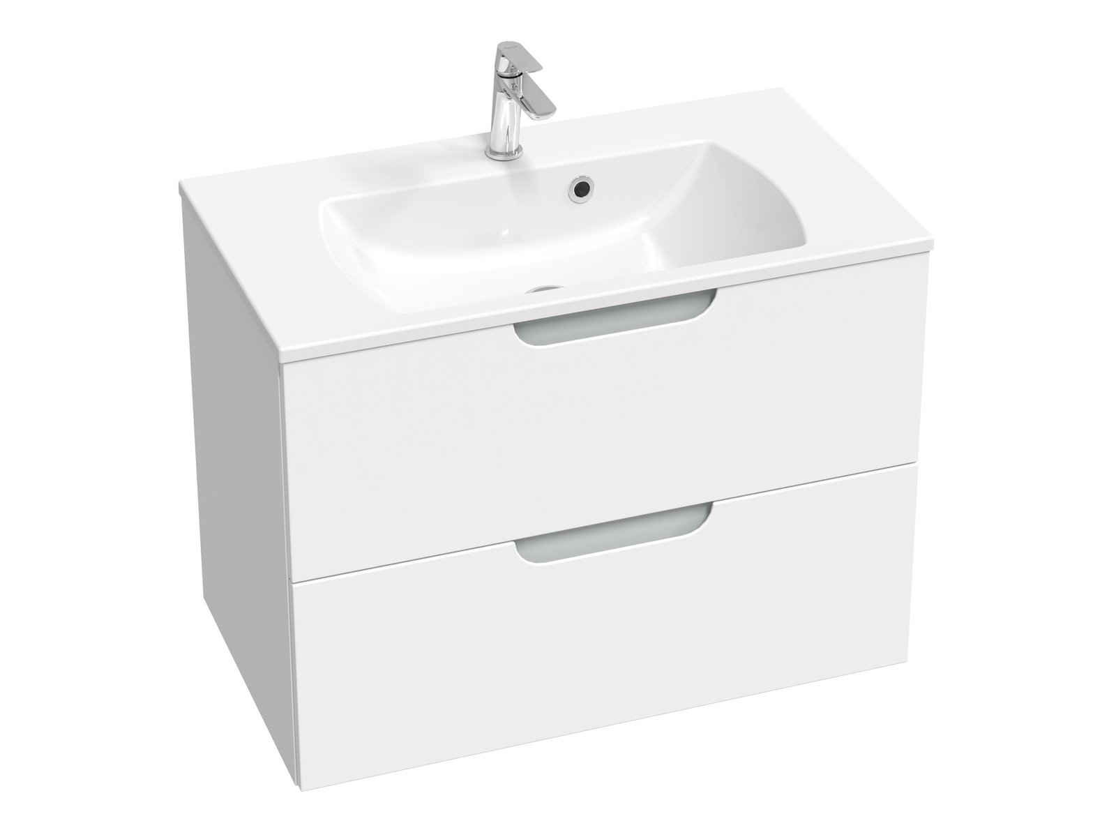 Ravak Classic II dulap 80x45x58.5 cm sub chiuveta pe perete alb-gri X000001481