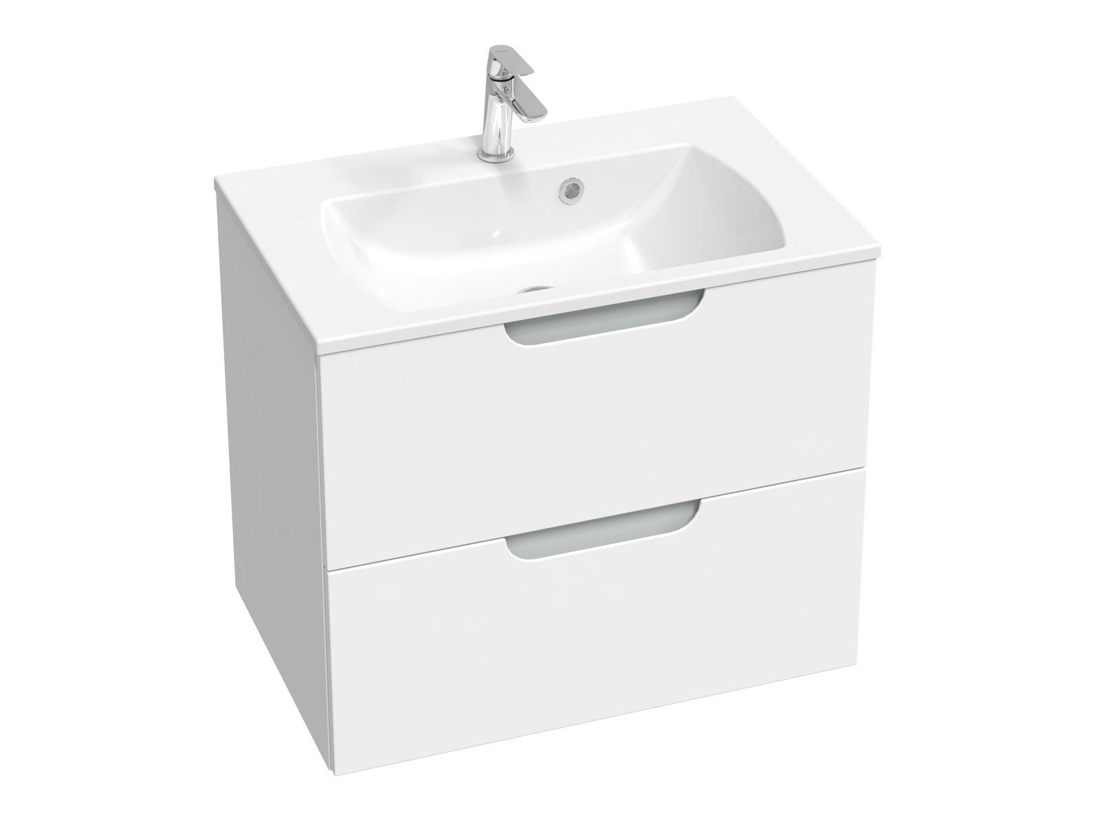 Ravak Classic II dulap 70x45x58.5 cm sub chiuveta pe perete alb-gri X000001479