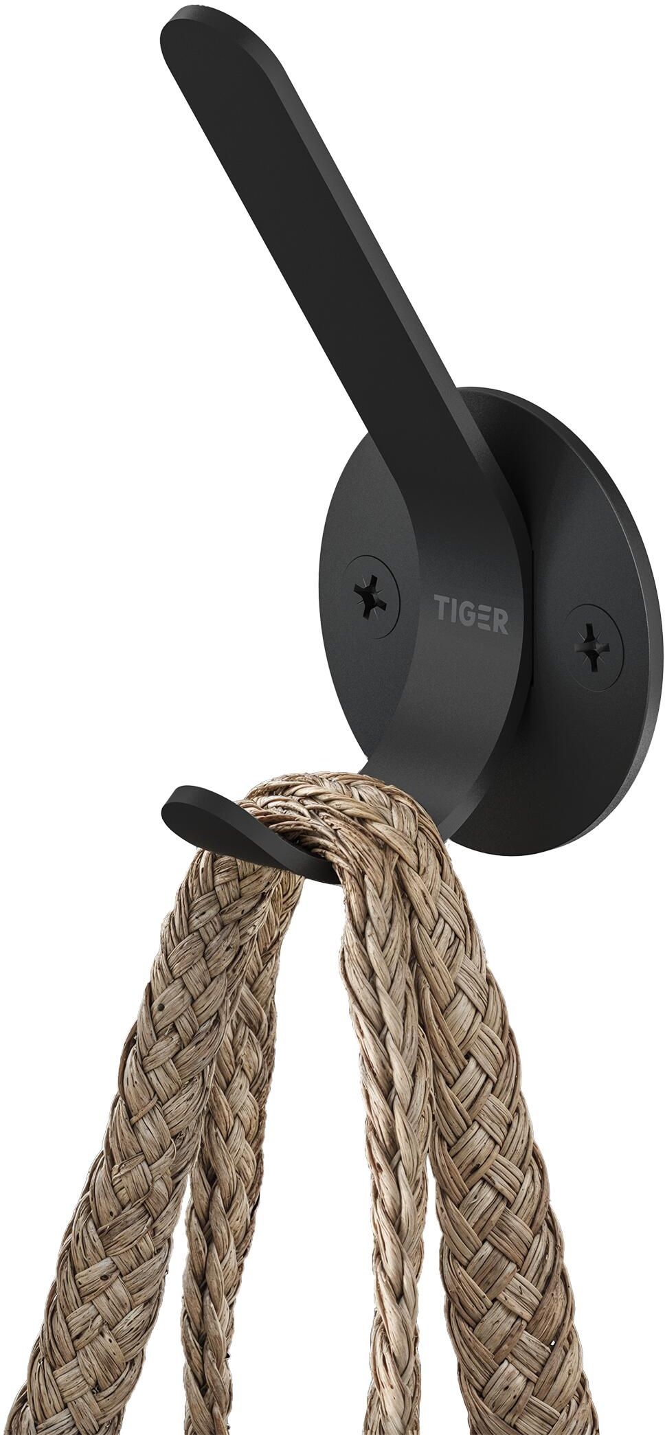 Tiger Double suport prosop negru 800749
