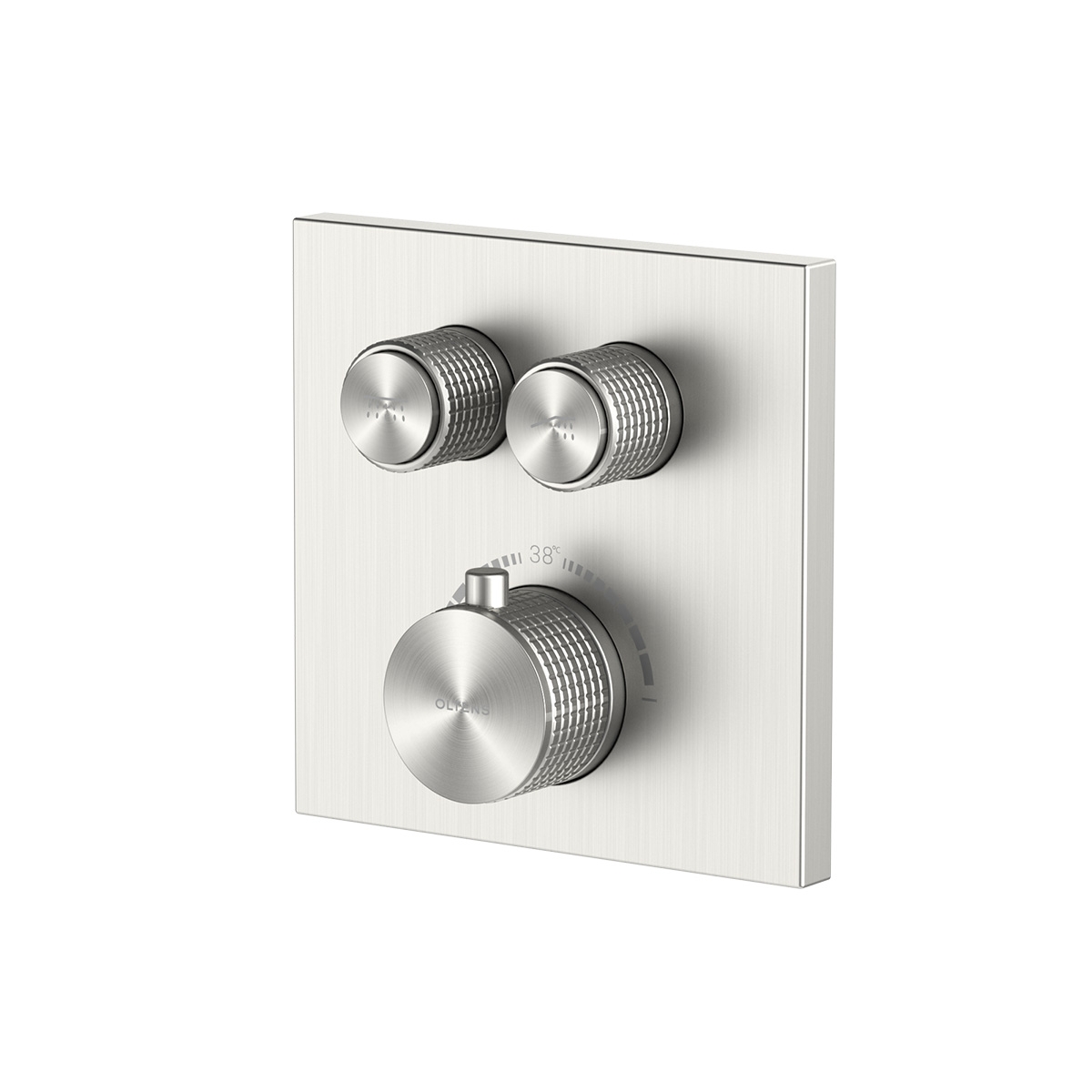 Oltens Onega baterie cadă-duș ascuns cu termostat nichel 34602910