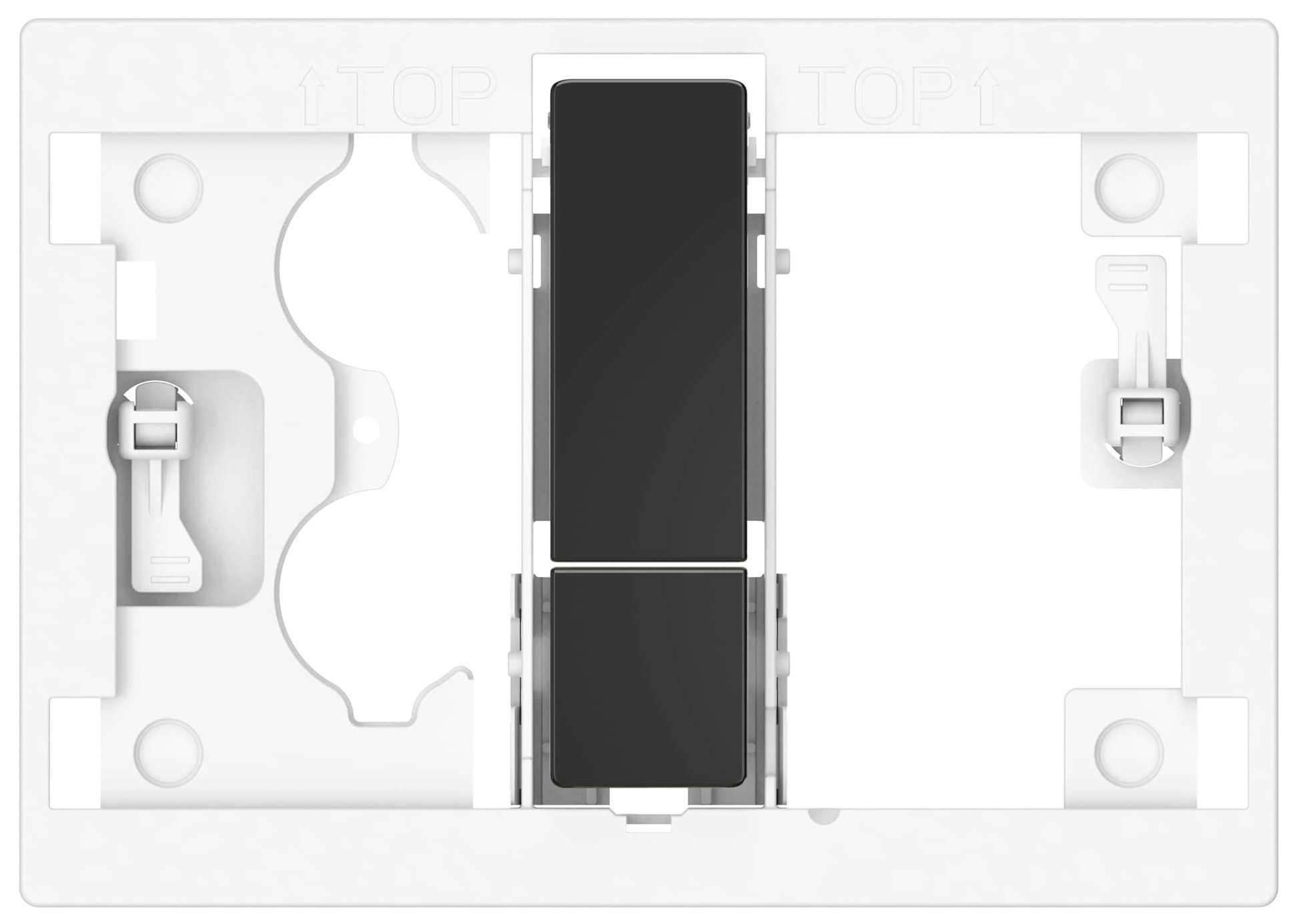 Roca Duplo S mecanism cu buton pentru WC negru A8904213CN
