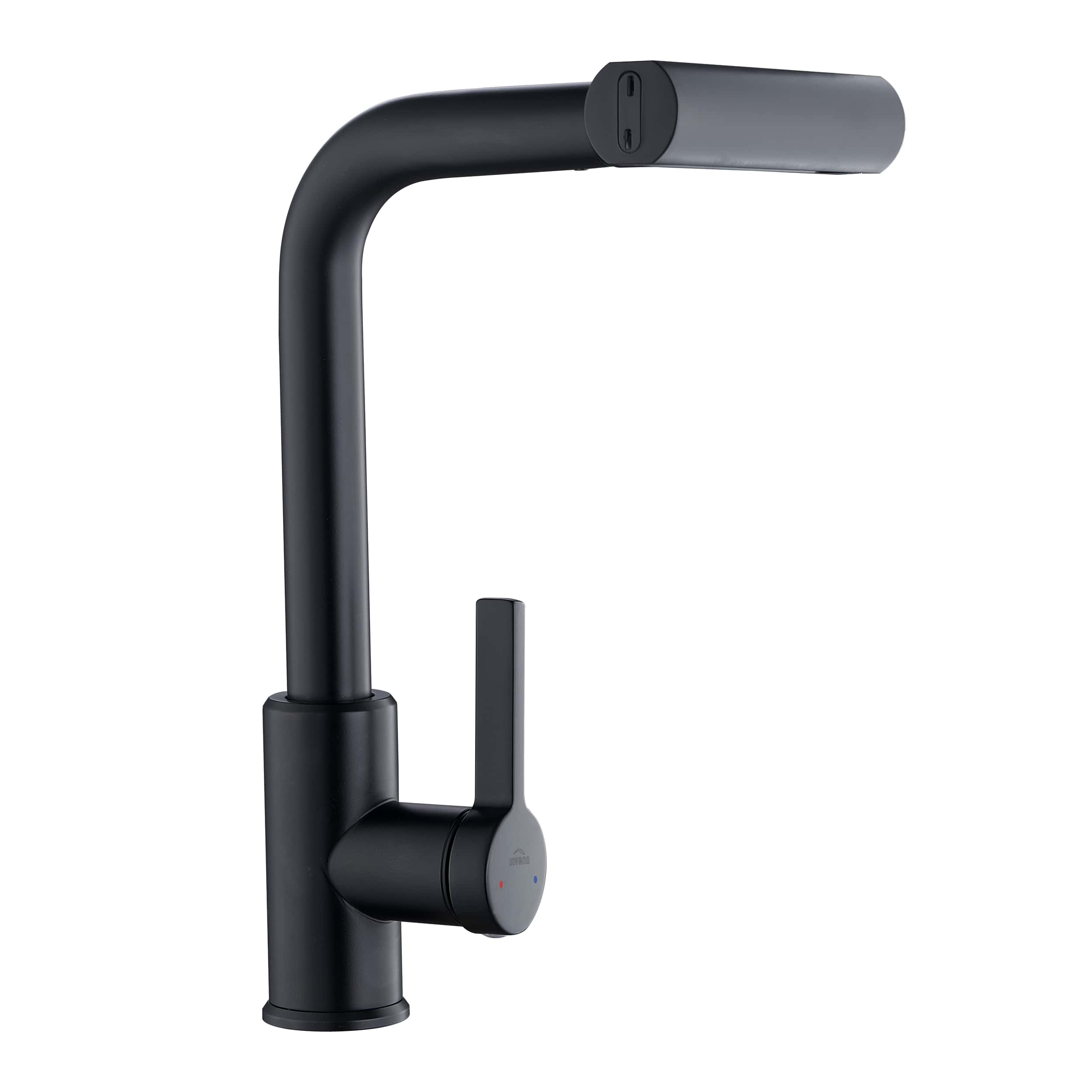 Invena Nelia baterie bucătărie pe picior negru BZ-34-004