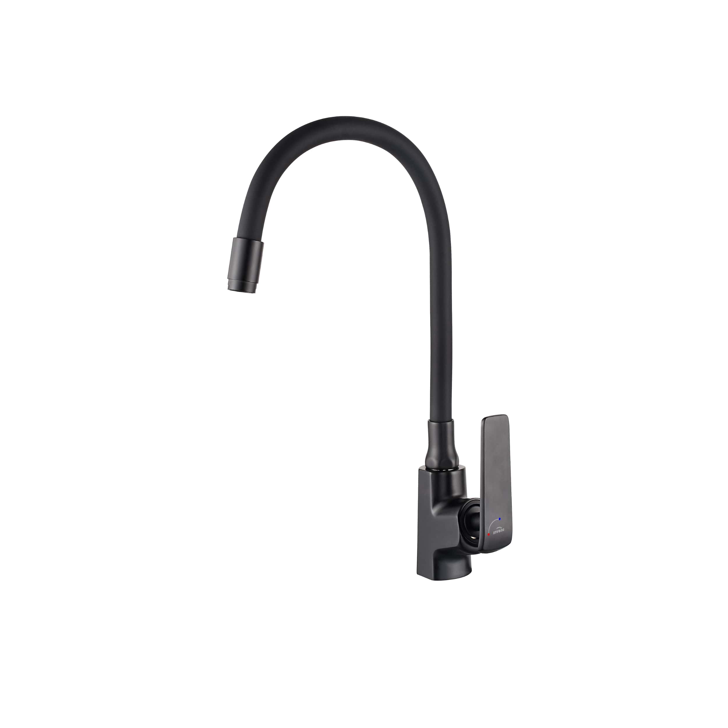 Invena Ligaria baterie bucătărie pe picior negru BZ-39-004