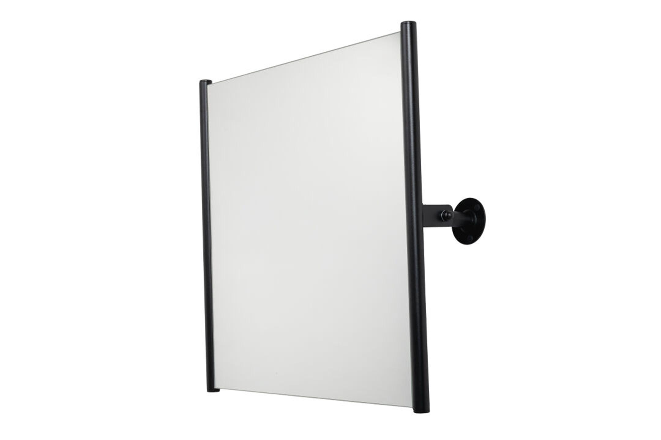 Faneco Med oglindă 60x60 cm pătrat negru S25LUSWCR