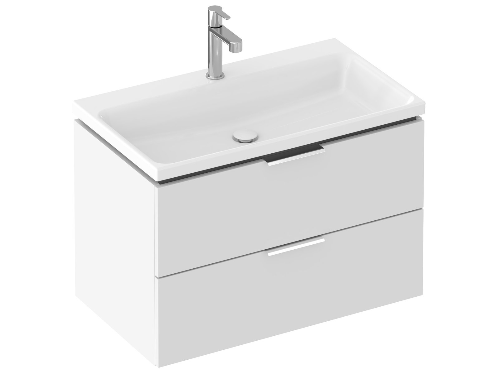 Ravak Comfort dulap 80x46x50 cm sub chiuveta pe perete alb X000001819