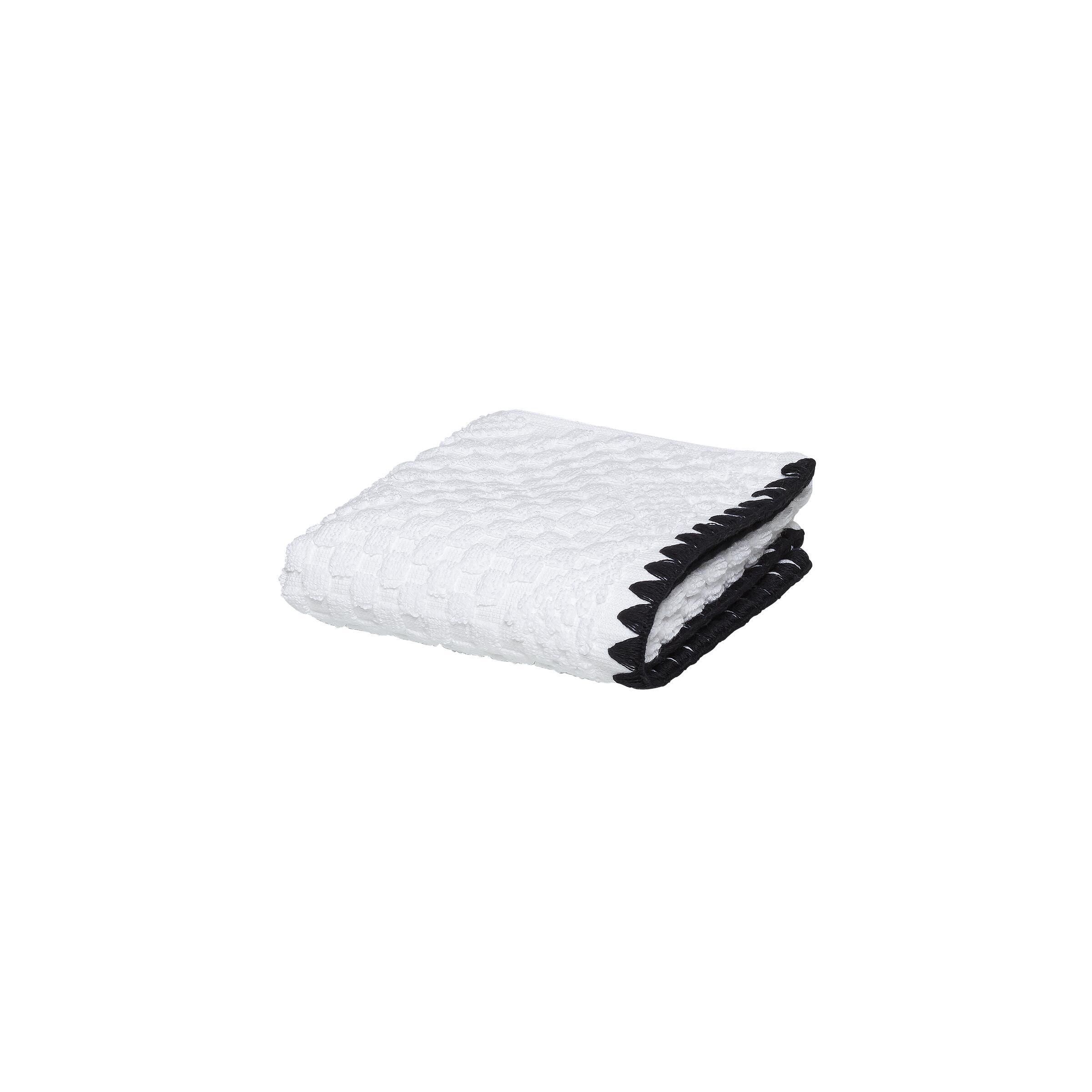 Sealskin Luna prosop 50x30 cm bumbac negru-alb 800825