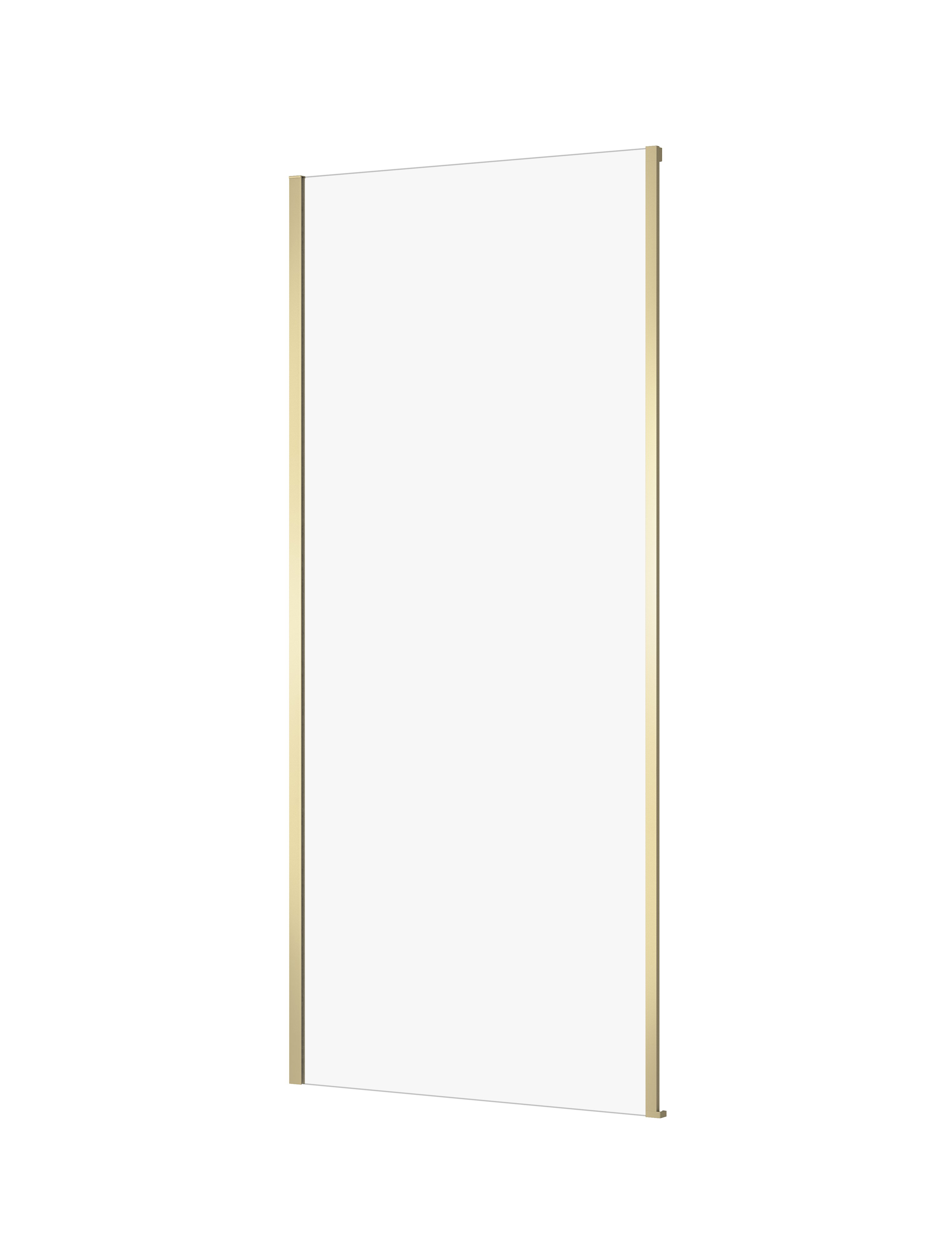 Cersanit Larga perete de duș 90 cm auriu mat/sticla transparentă S164-070