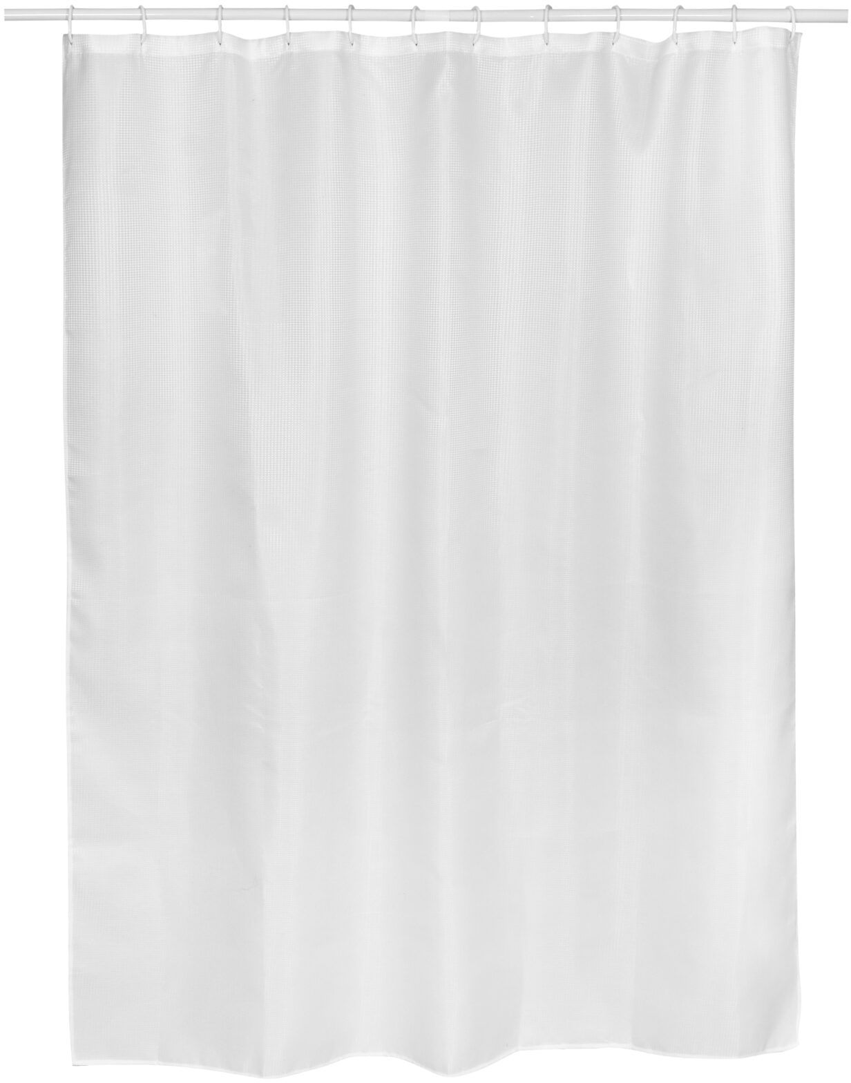 BISK Rist perdea de duș 200x180 cm alb 08377