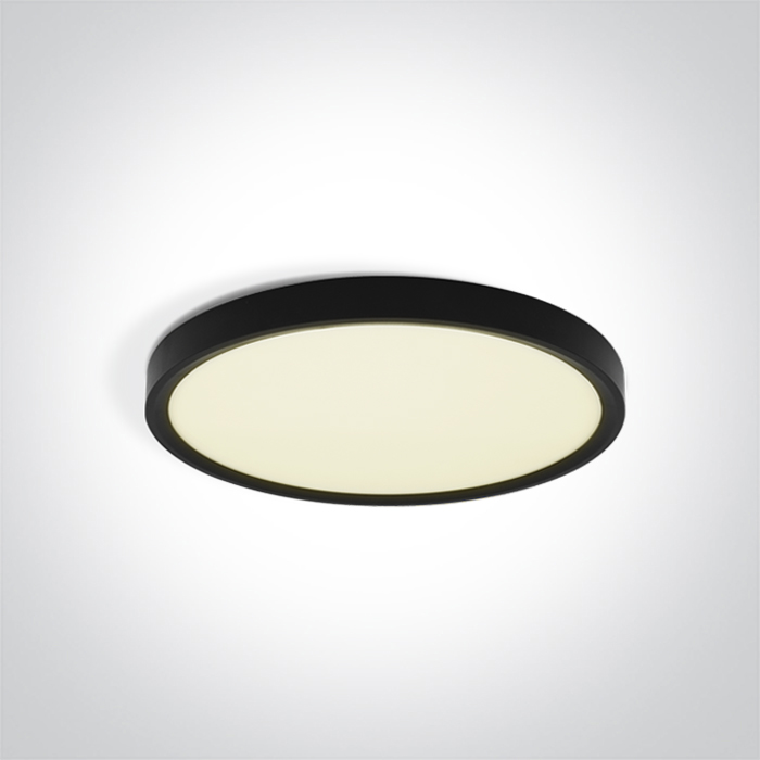 One Light Belfort 1 plafon 1x18 W negru 62006/B/V