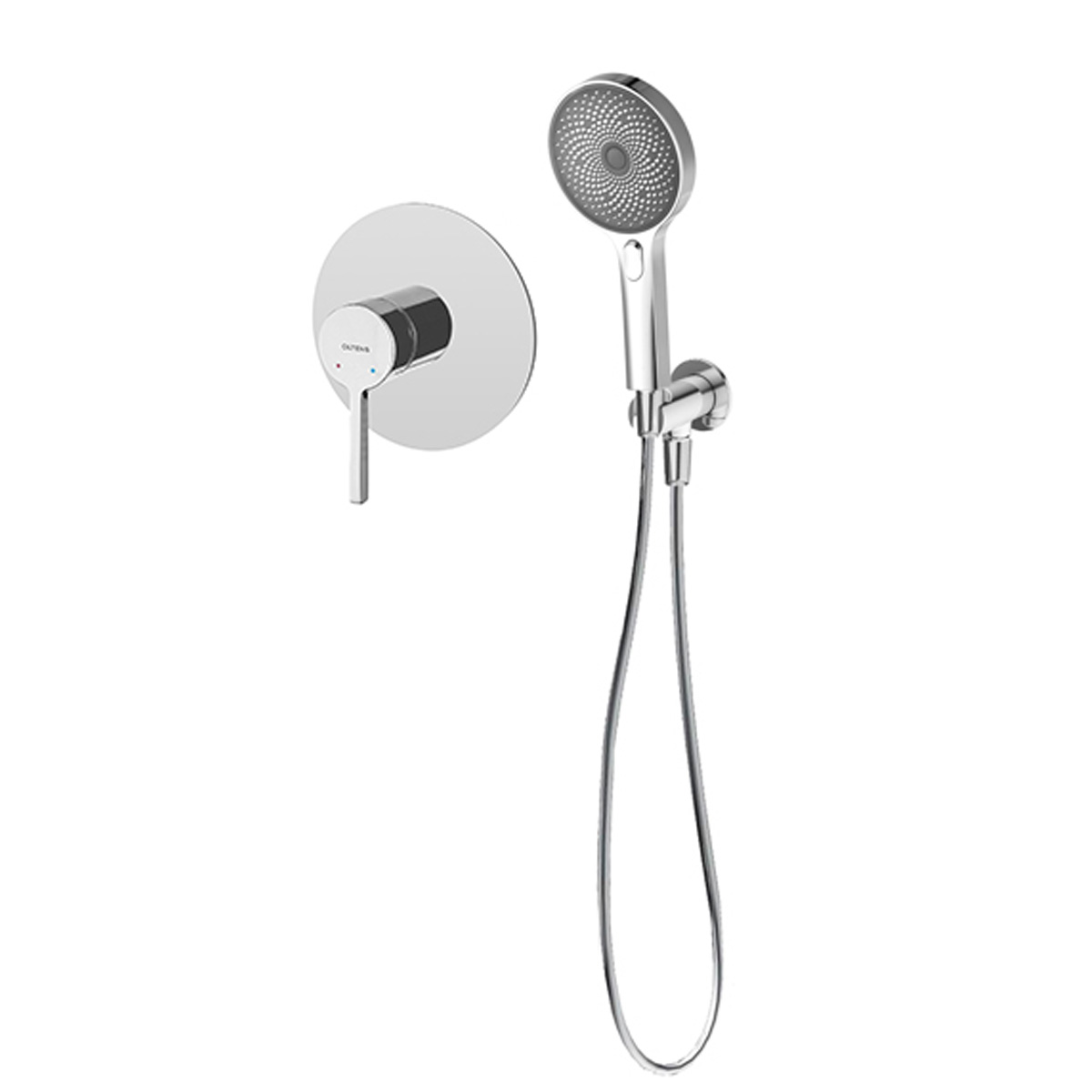 Set baterie de duș Oltens Rann 33107100, duș de mână Oltens Havis EasyClick 37107100, 39304100, 37200100