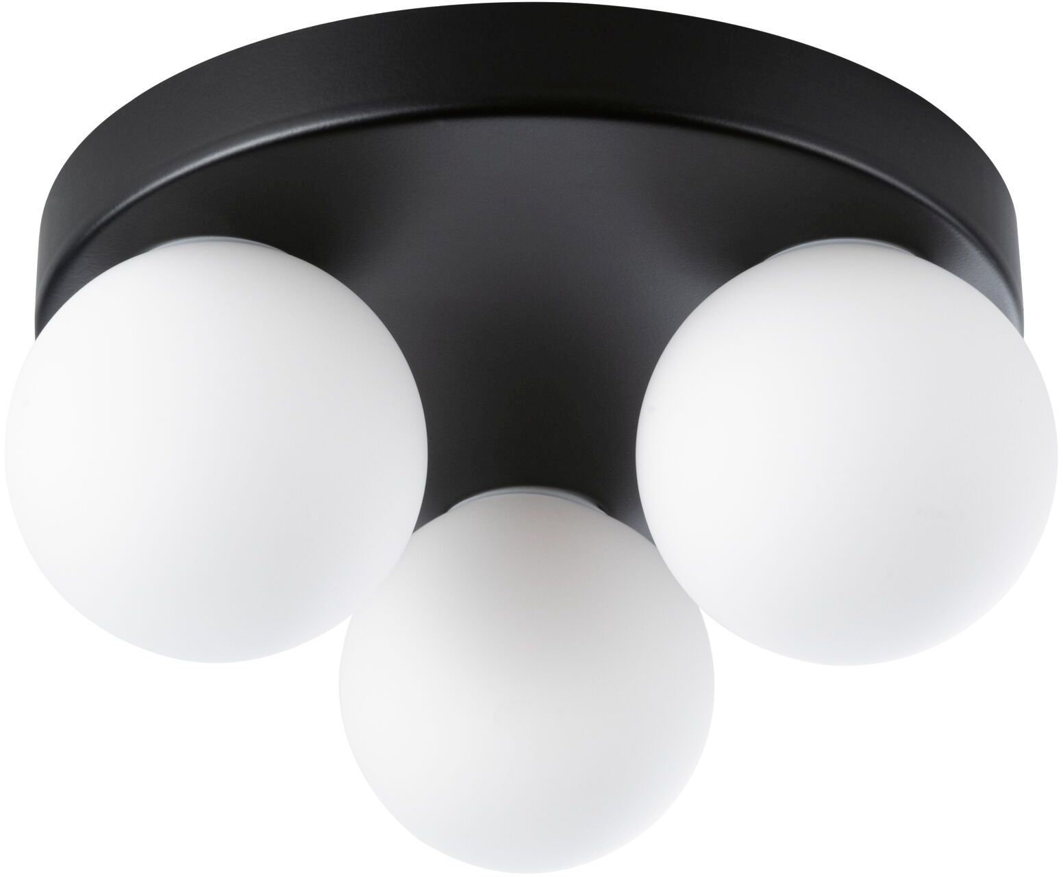 Paulmann Gove lampă de tavan 3x20 W negru PL71069