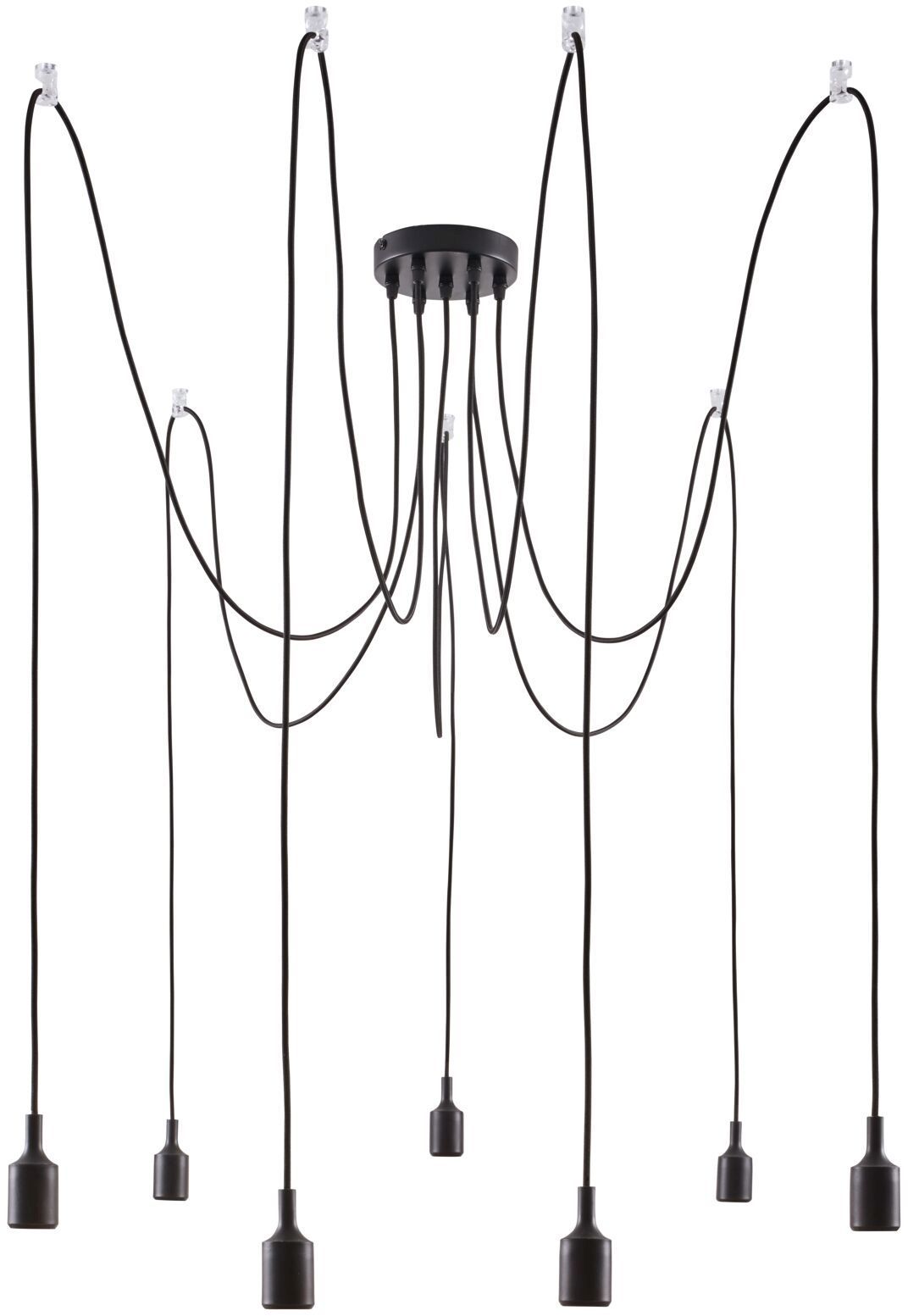 Paulmann Neordic lampă suspendată x60 W negru PL50390