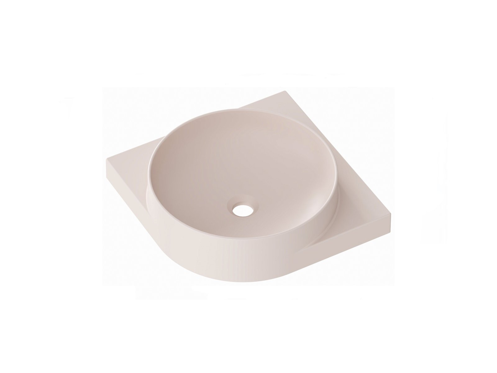 Ravak Yard lavoar 45x45 cm semicircular clasică XJX0G045000