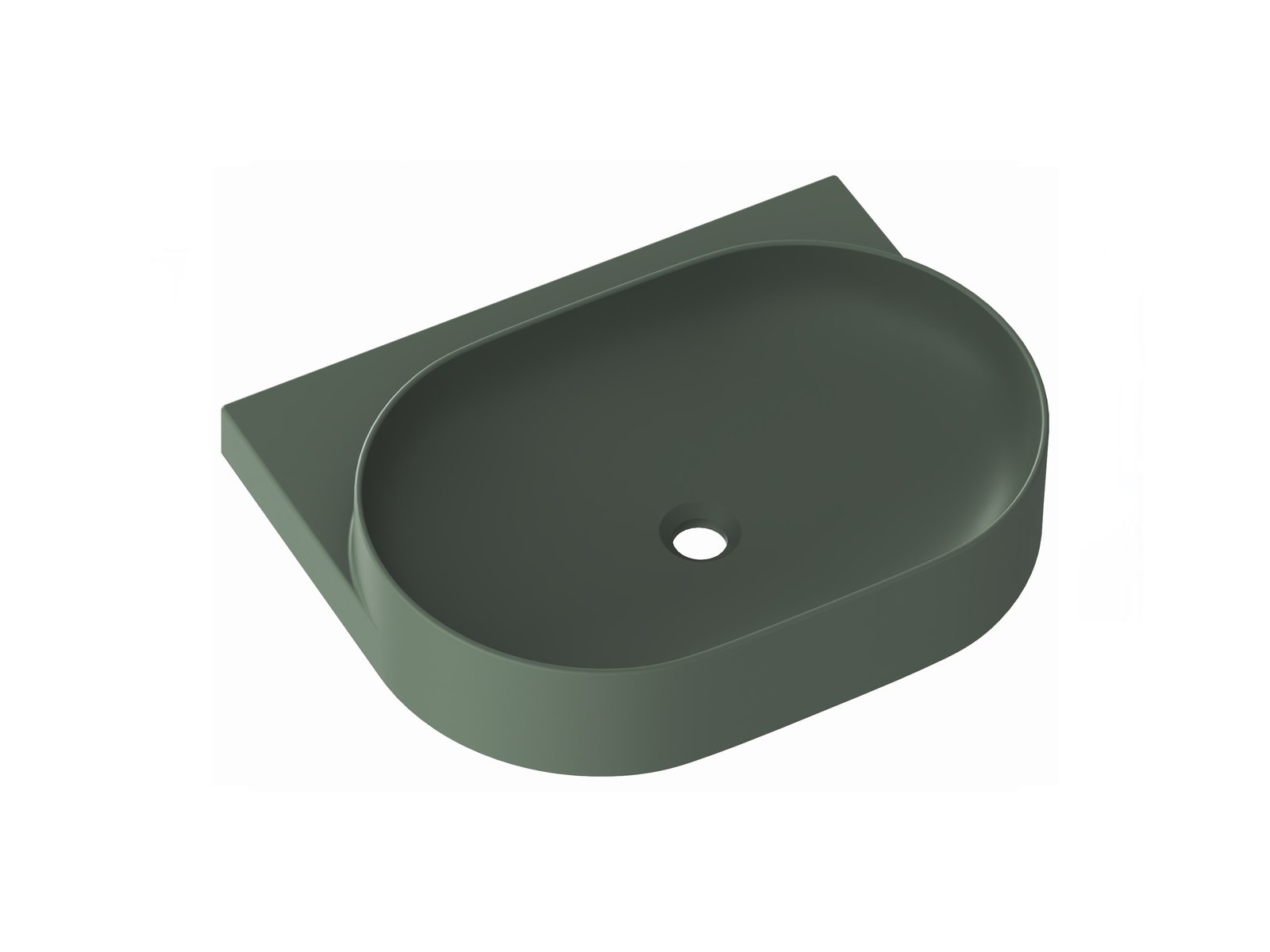Ravak Yard lavoar 60.5x50 cm semicircular clasică XJX08260000