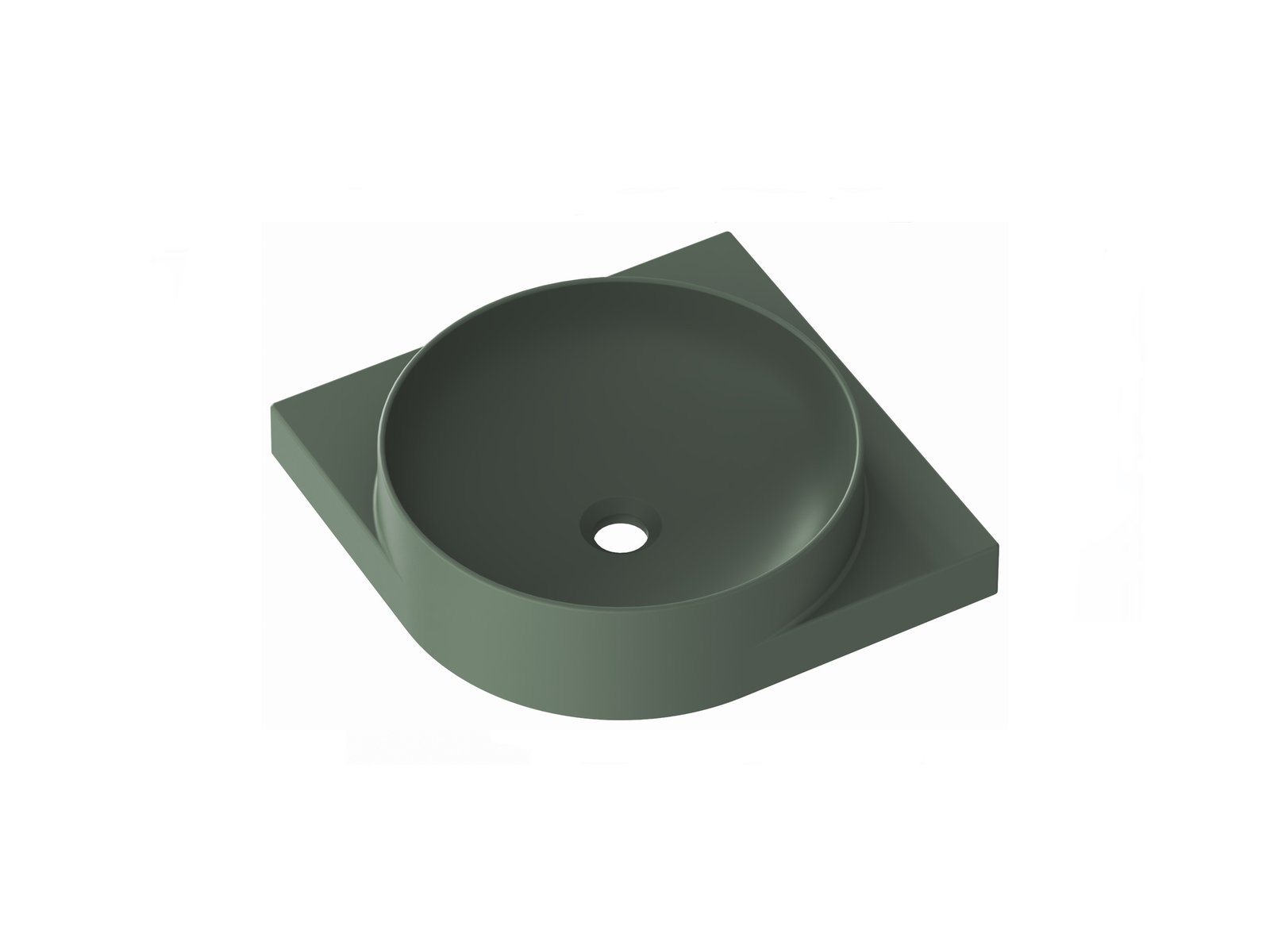 Ravak Yard lavoar 45x45 cm semicircular clasică XJX08245000
