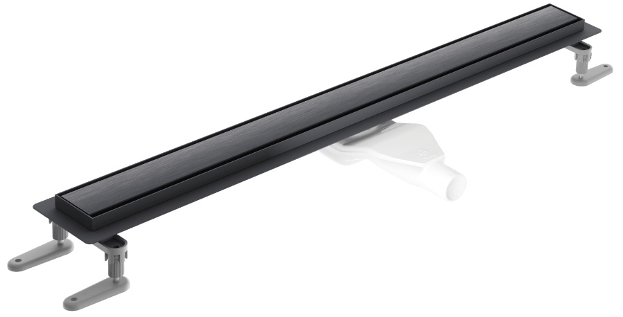 Excellent Stilio rigolă liniară 70 cm grafit INEX.1515.700.R.AB