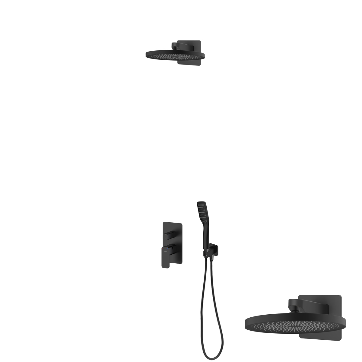 Set baterie cadă-duș Oltens Hadsel 34108300, cap de duș Oltens Vann 37007300, 39403300, 39306300, 37200300, 37111300