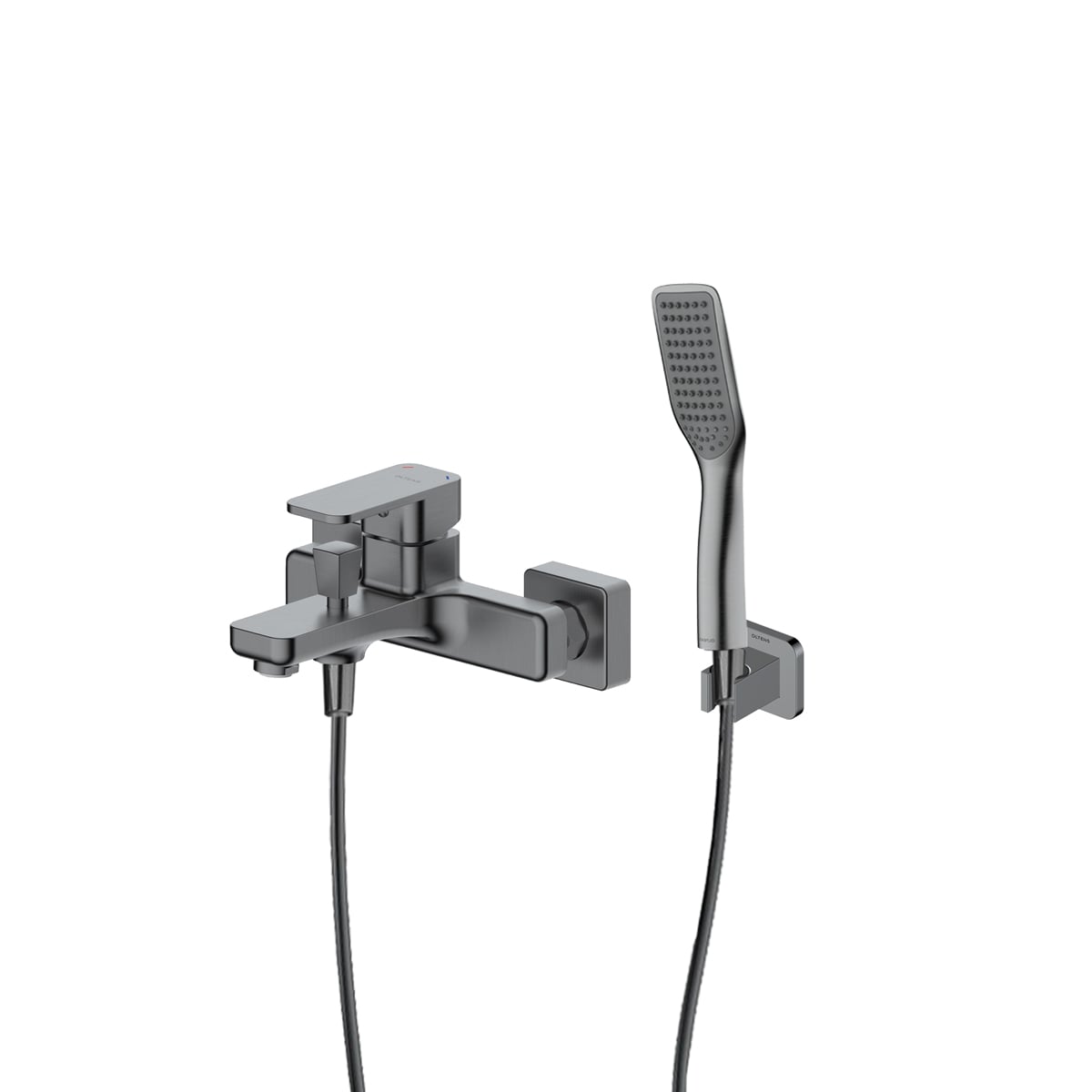 Set baterie cadă-duș Oltens Hadsel 34006400, suport de duș Oltens Hald 37403400, 37200400, 37111400
