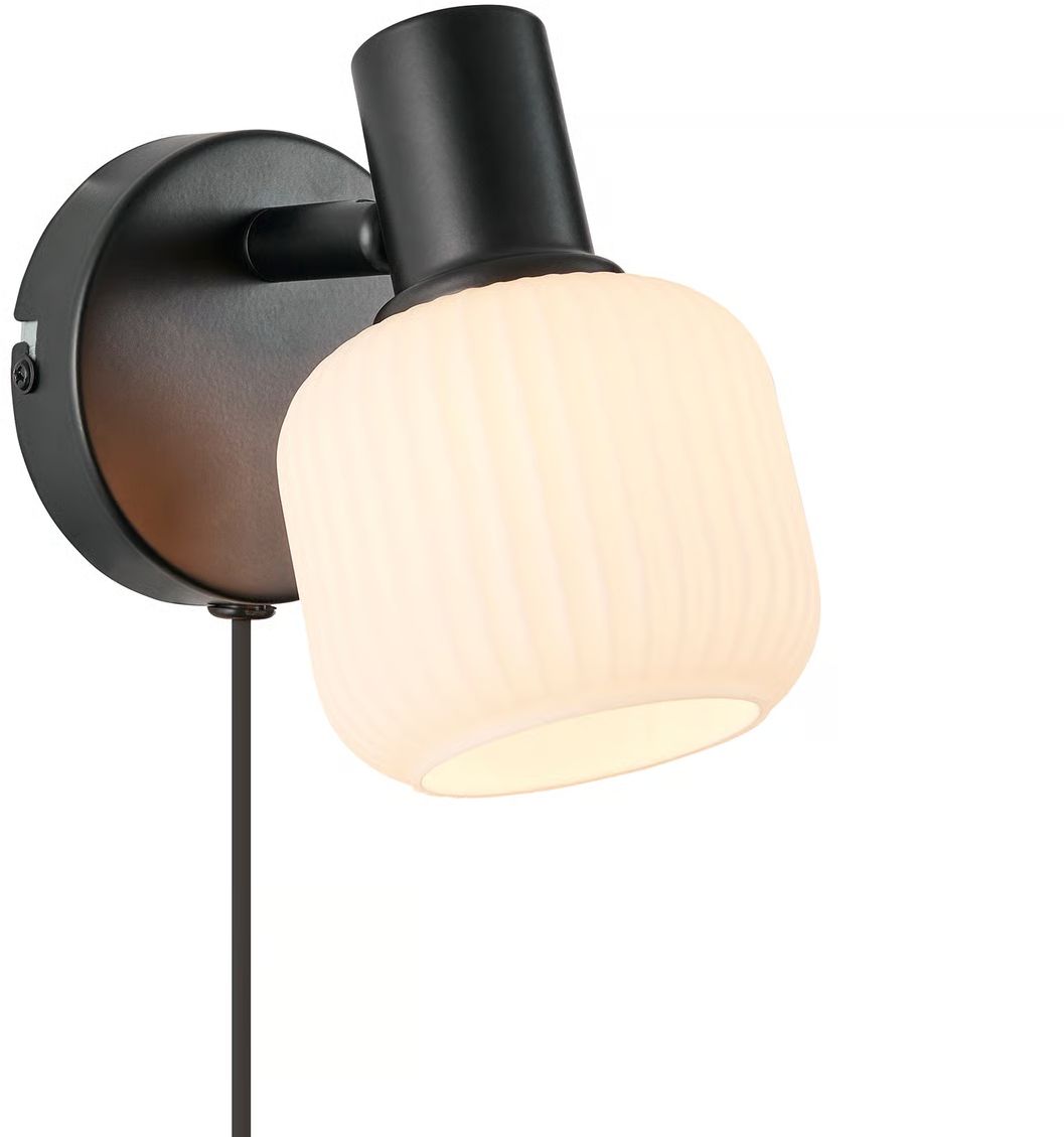 Nordlux Milford lampă de perete 1x10 W negru 2412631003