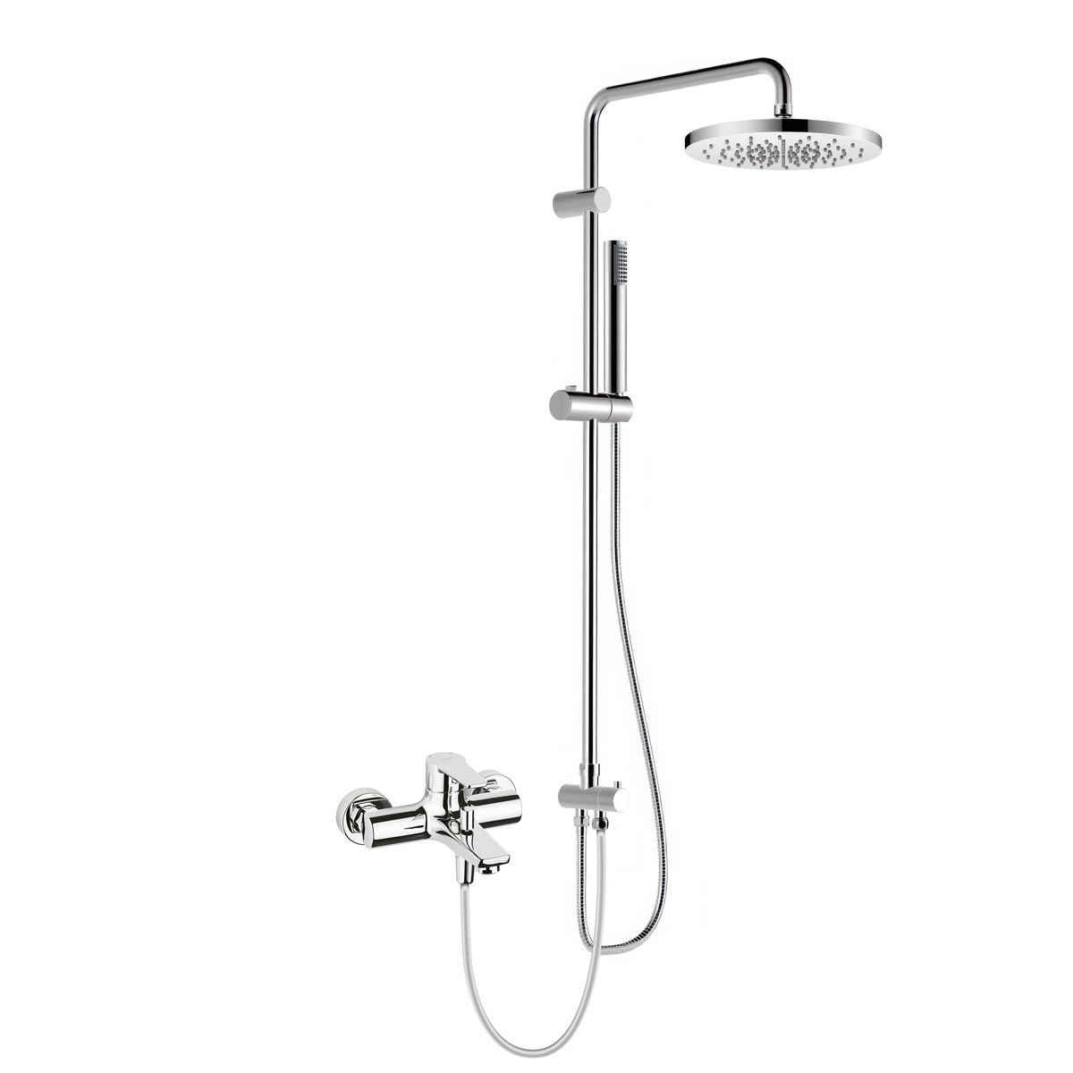 Set set de duș Oltens Molle 36020100, baterie cadă-duș Oltens Jog 34003100