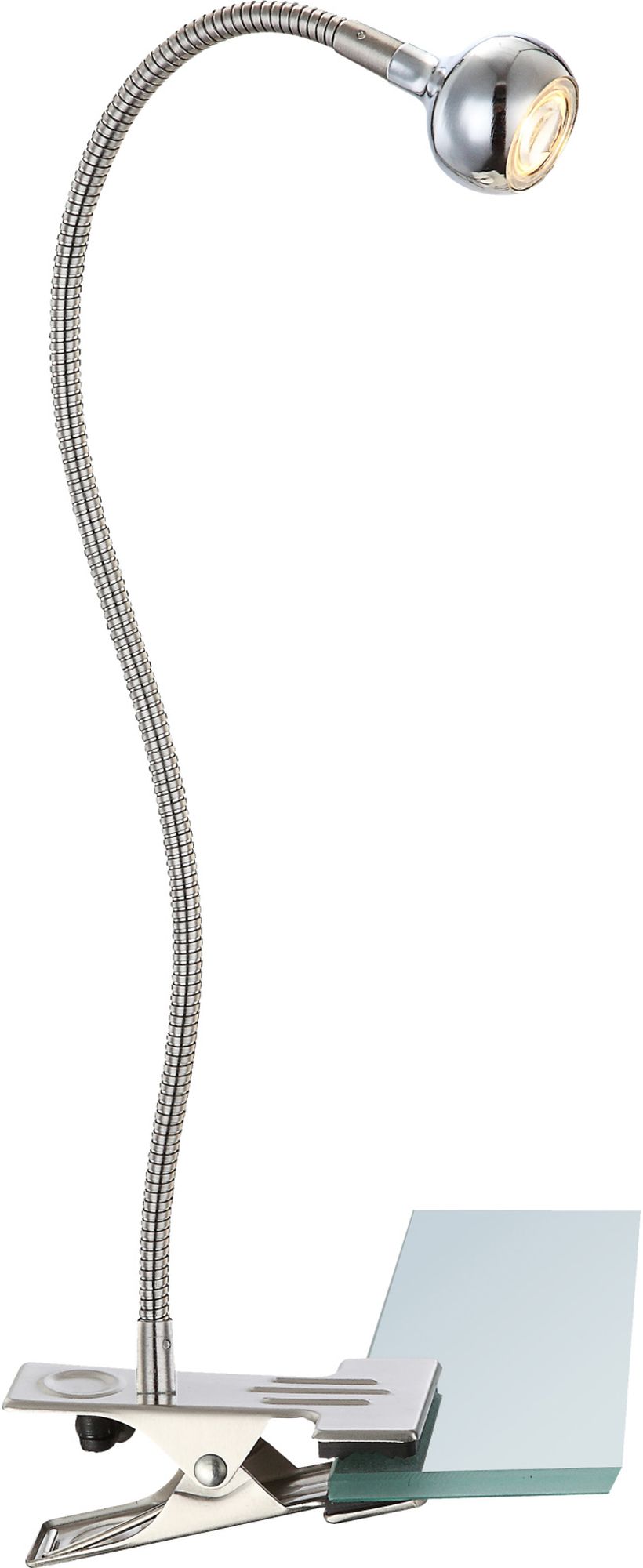 Globo Lighting Serpent veioză 1x3 W crom-nichel 24109K