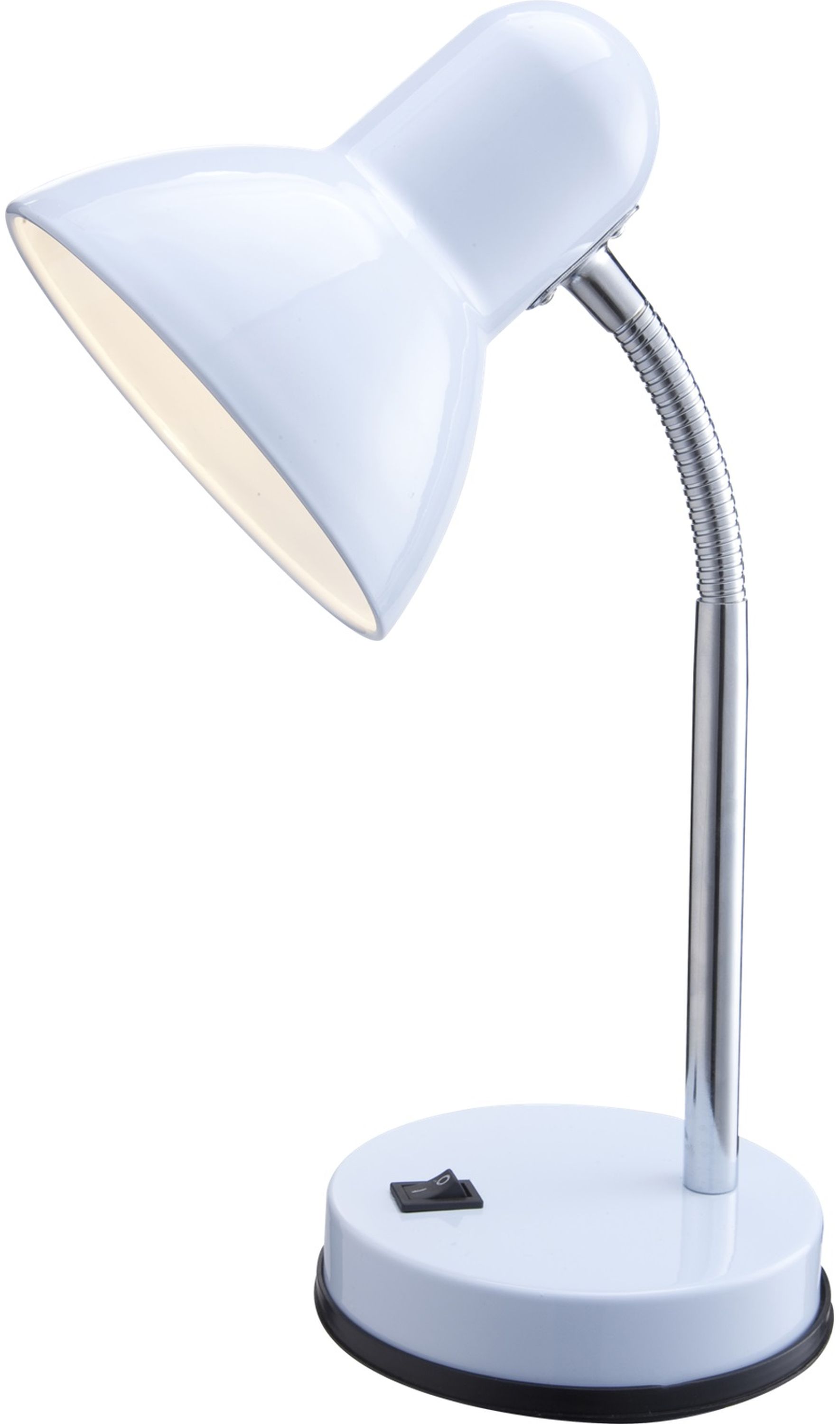 Globo Lighting Basic veioză 1x40 W alb-crom 2485