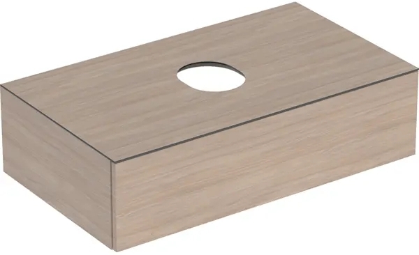 Geberit Variform dulap cu blat 90x51x23.5 cm sub chiuveta pe perete stejar 501.169.00.1
