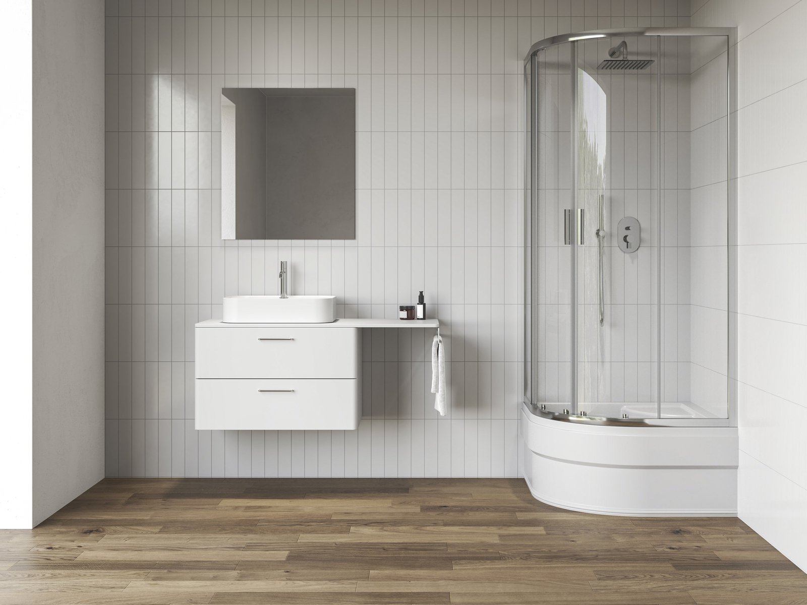 Ravak Blix II cabină de duș 90x90 cm semicircular aluminiu luciu/sticlă transparentă 3BM70C40Z1