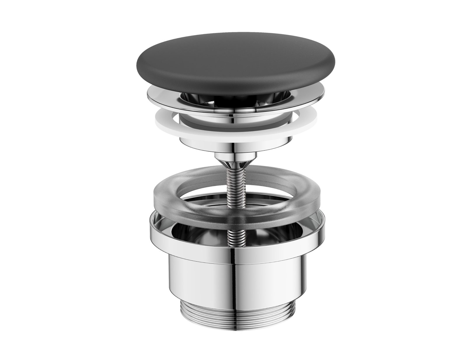 Ravak Flat dop pentru lavoar negru X01921