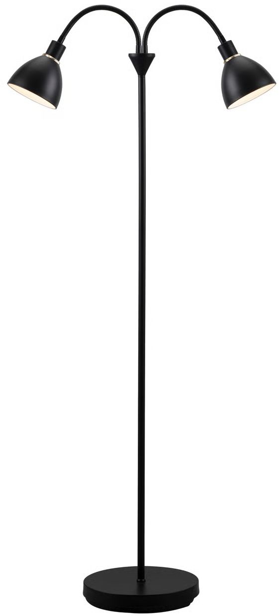 Nordlux Ray lampă de podea 2x25 W negru 63224003