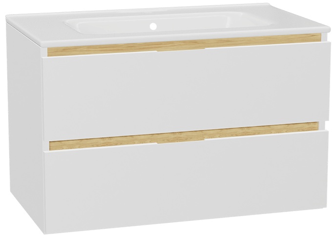 Set corp dulap Excellent Tuto 2.0 MLEX.2172.800.WHBL, lavoar Excellent Pik CEEX.6517.800.WH, MLEX.2151.800.01.WH