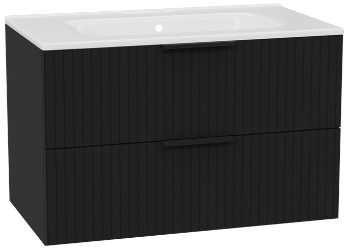 Set corp dulap Excellent Tuto 2.0 MLEX.2172.800.BKBL, lavoar Excellent Pik CEEX.6517.800.WH, MLEX.2151.800.03.BK