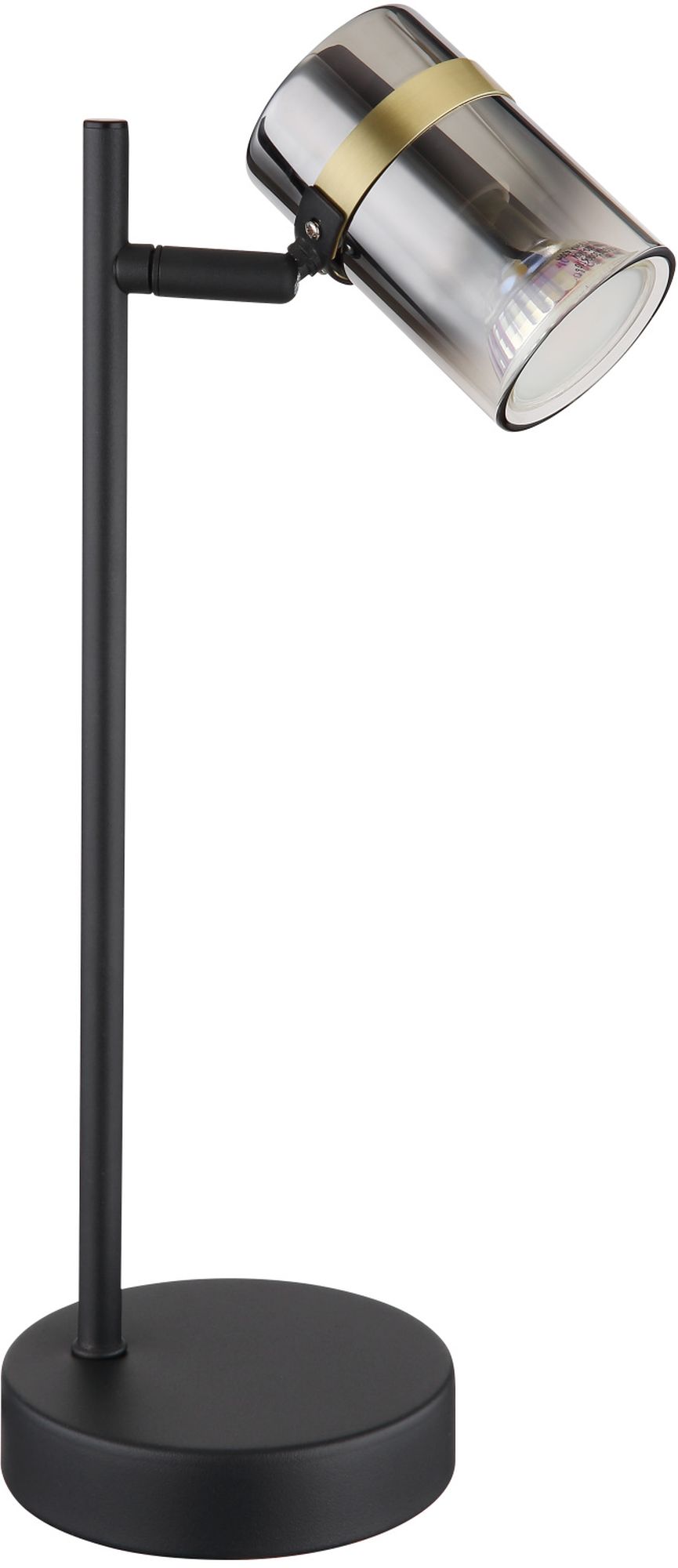 Globo Lighting Trabby veioză 1x8 W negru-alamă-fumuriu 57916T
