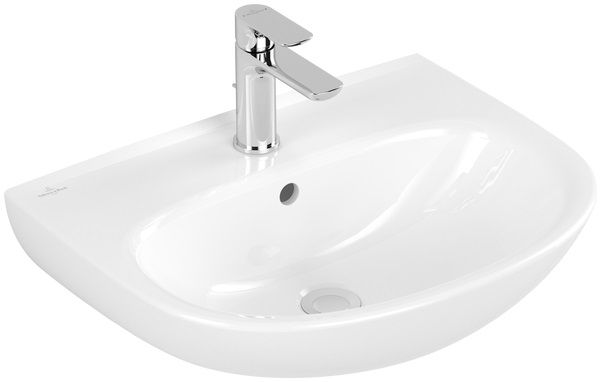 Villeroy & Boch O.Novo lavoar 55x44 cm semicircular clasică alb 4A405501