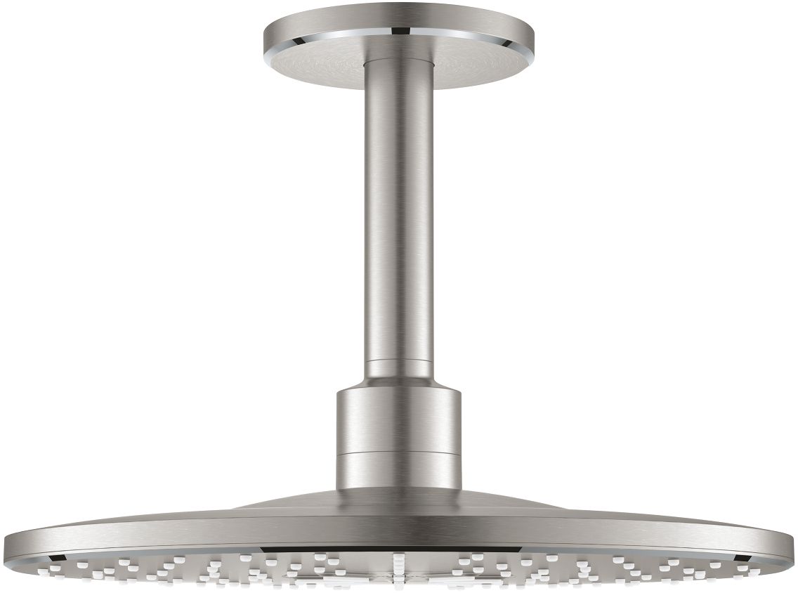 Grohe Rainshower cap de duș cu braț 31x31 cm rotund oţel 26477DC0